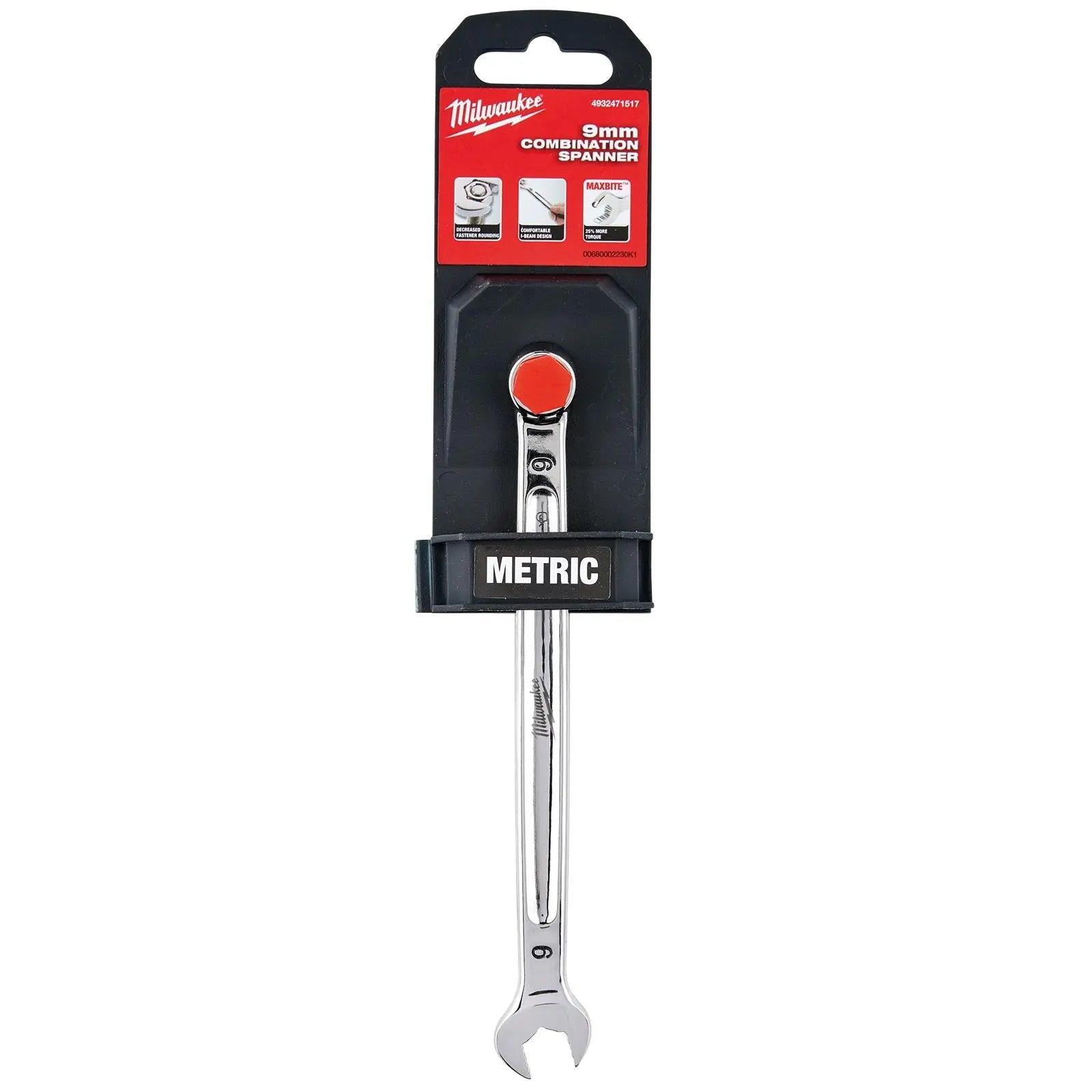 Milwaukee Combination Spanner MAX BITE Open End Ring Spanners - Choose Size  White Rose Tools
