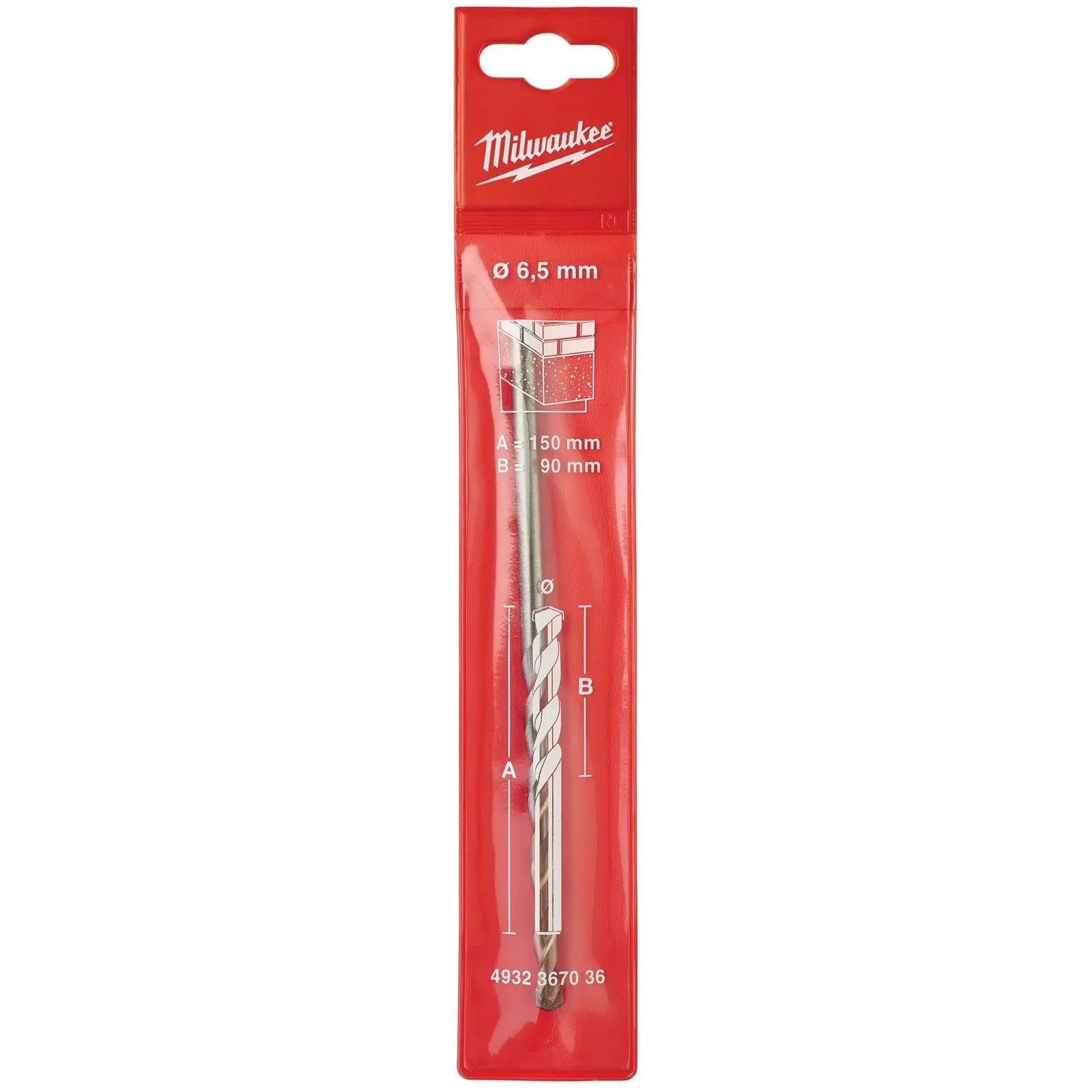 Milwaukee Concrete Masonry Drill Bits Round Shank 