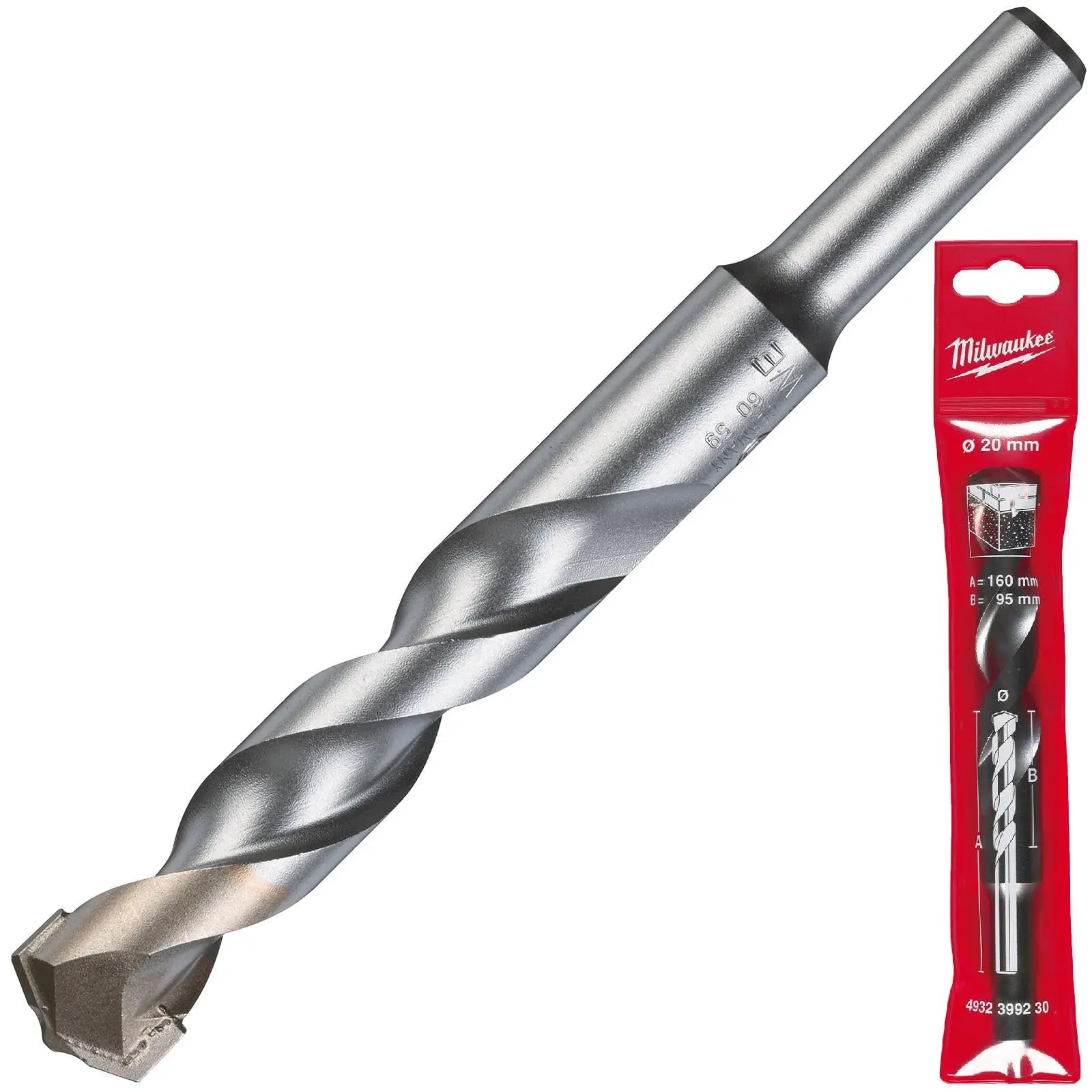 Milwaukee Concrete Masonry Drill Bits Round Shank 