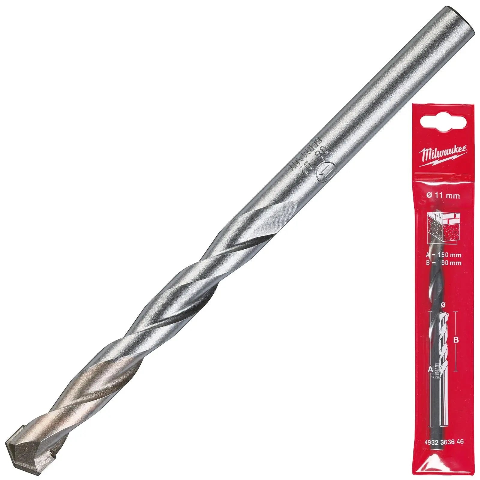Milwaukee Concrete Masonry Drill Bits Round Shank 