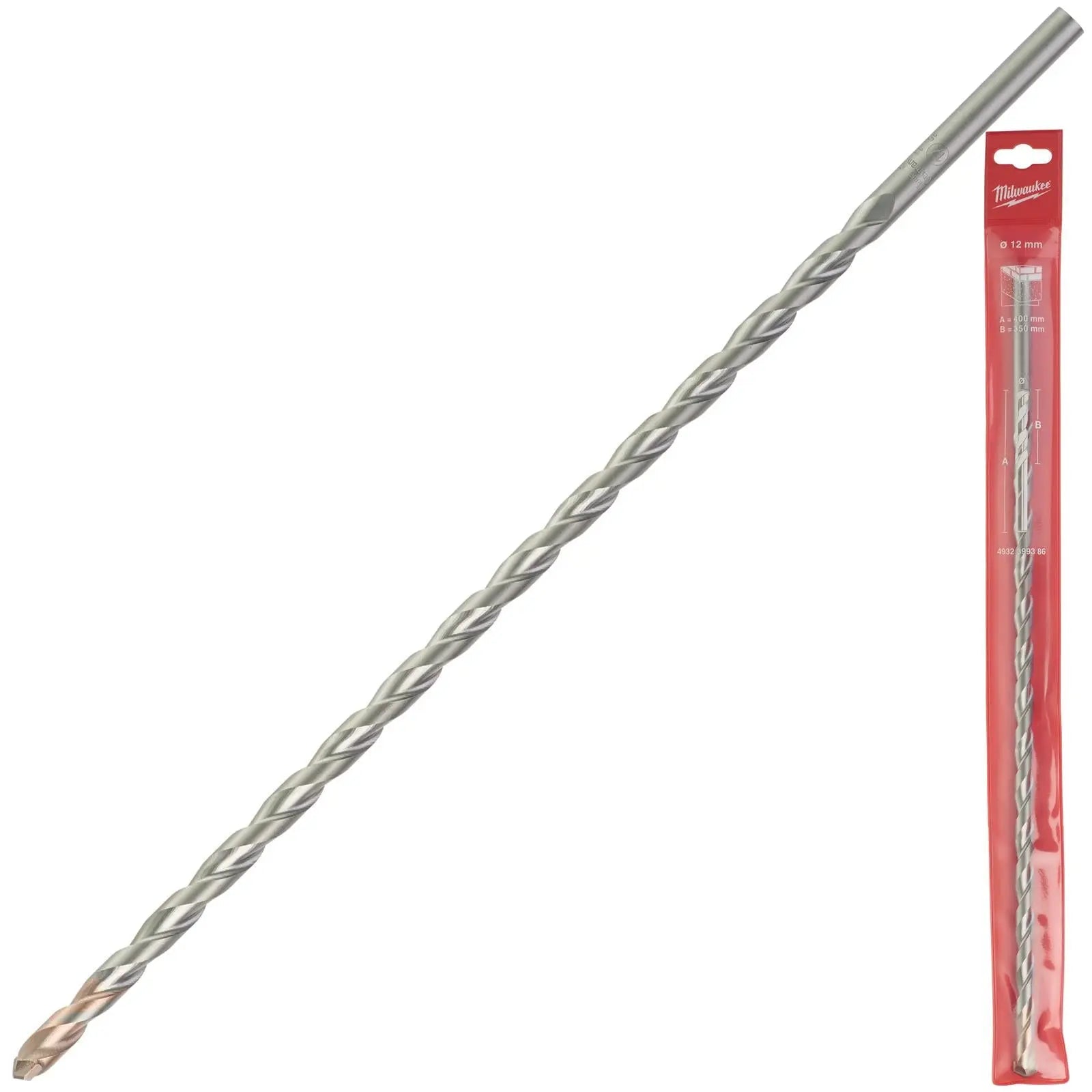 Milwaukee Concrete Masonry Drill Bits Round Shank 