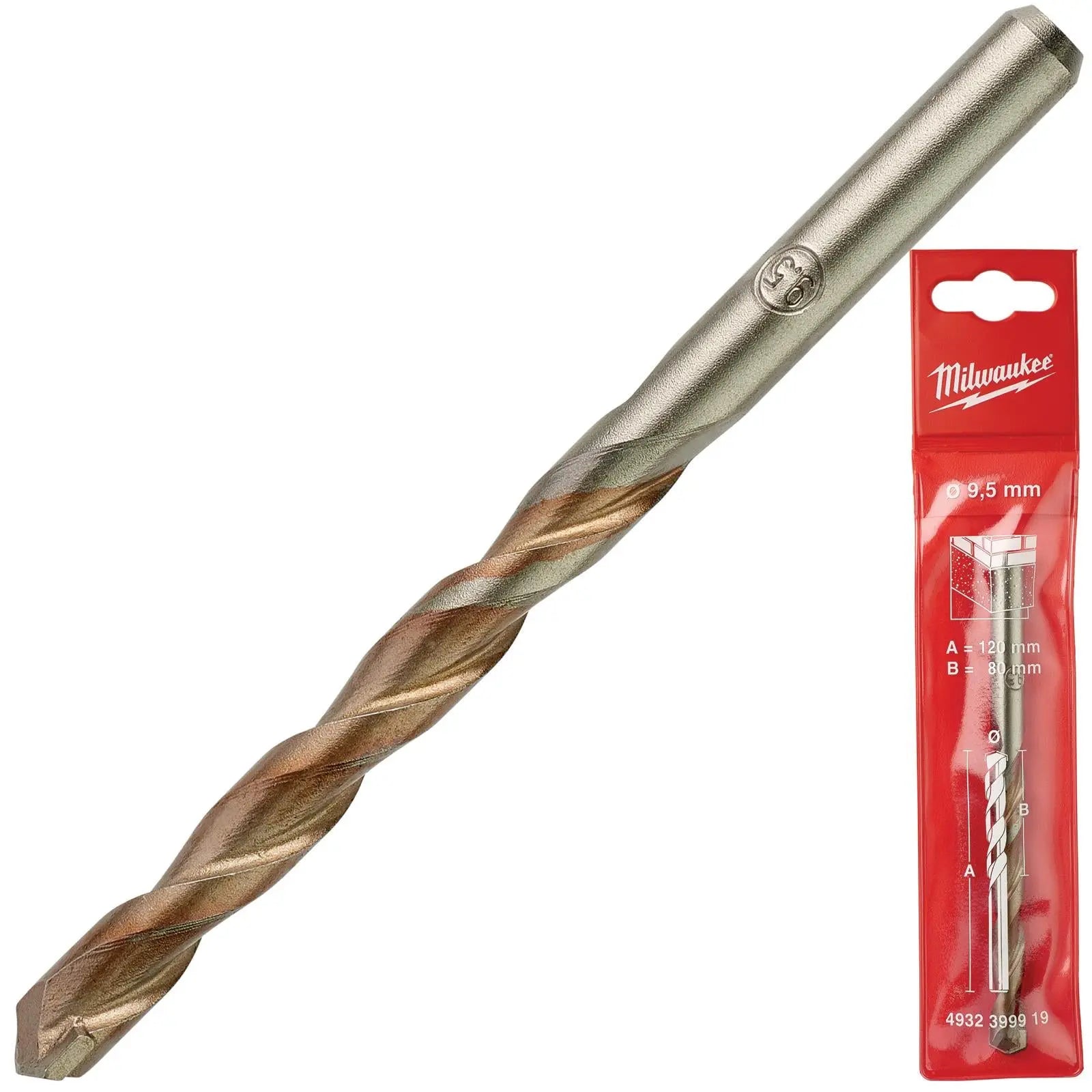 Milwaukee Concrete Masonry Drill Bits Round Shank 