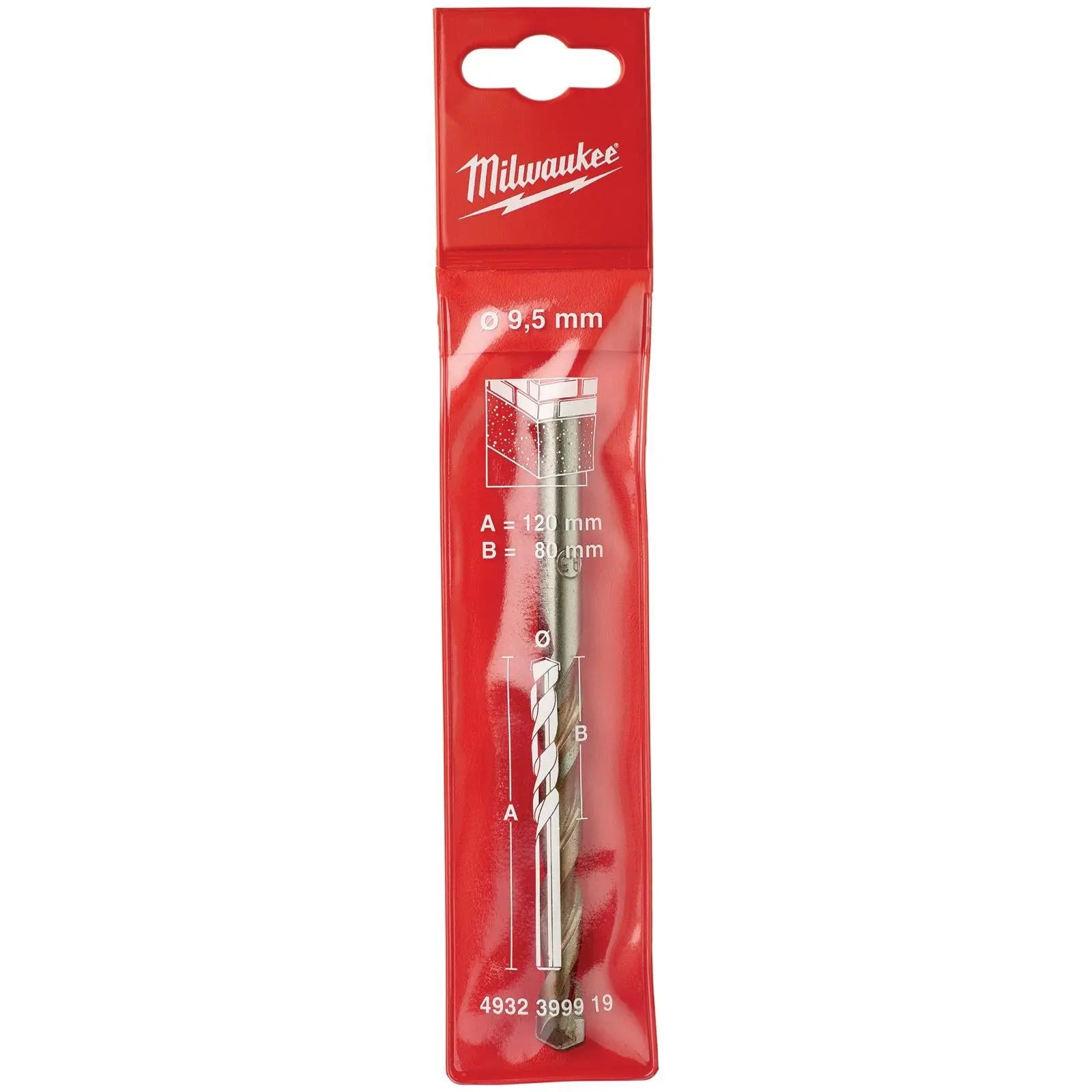 Milwaukee Concrete Masonry Drill Bits Round Shank 