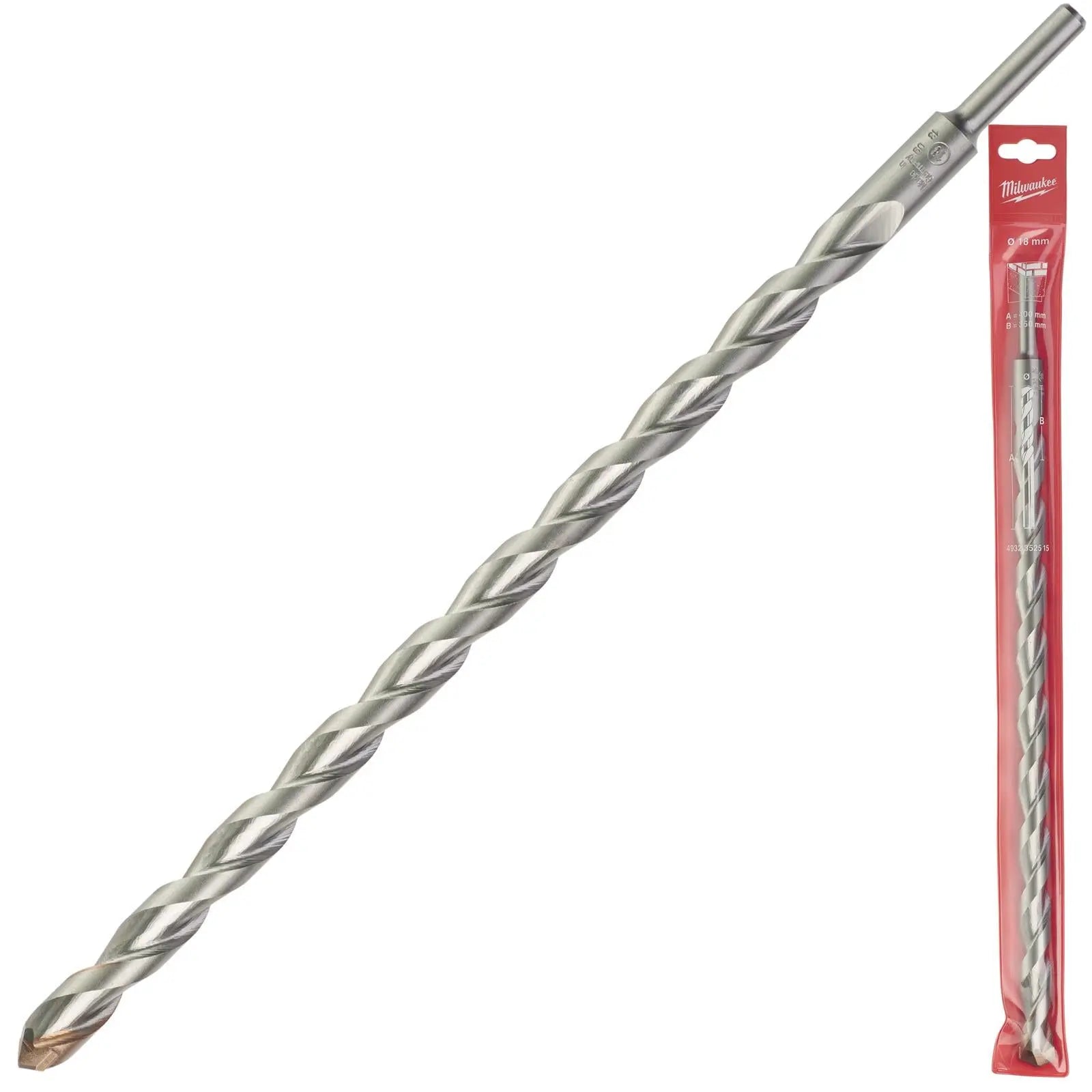Milwaukee Concrete Masonry Drill Bits Round Shank 