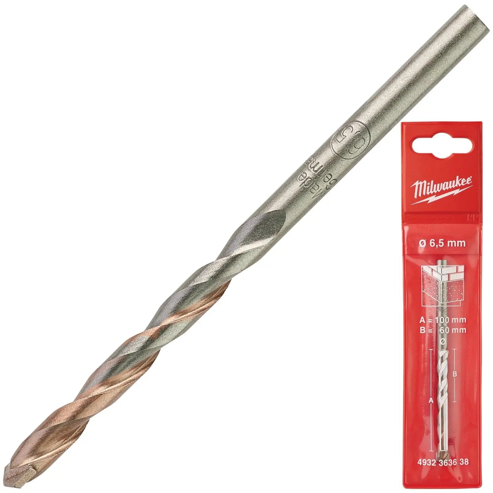 Milwaukee Concrete Masonry Drill Bits Round Shank 
