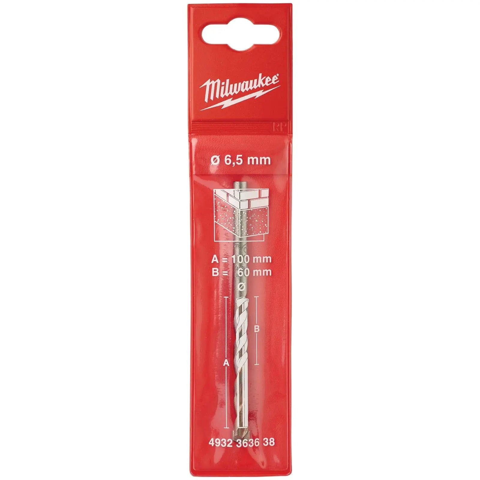 Milwaukee Concrete Masonry Drill Bits Round Shank 