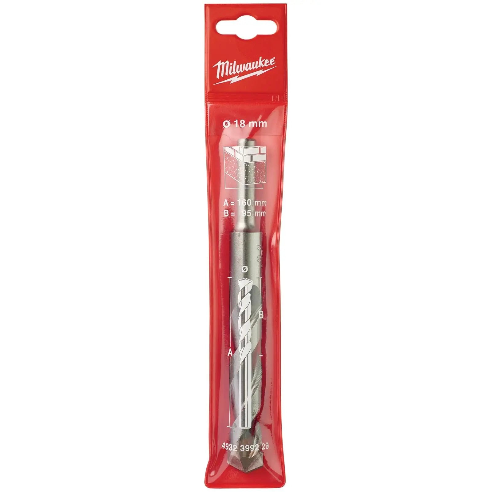 Milwaukee Concrete Masonry Drill Bits Round Shank 