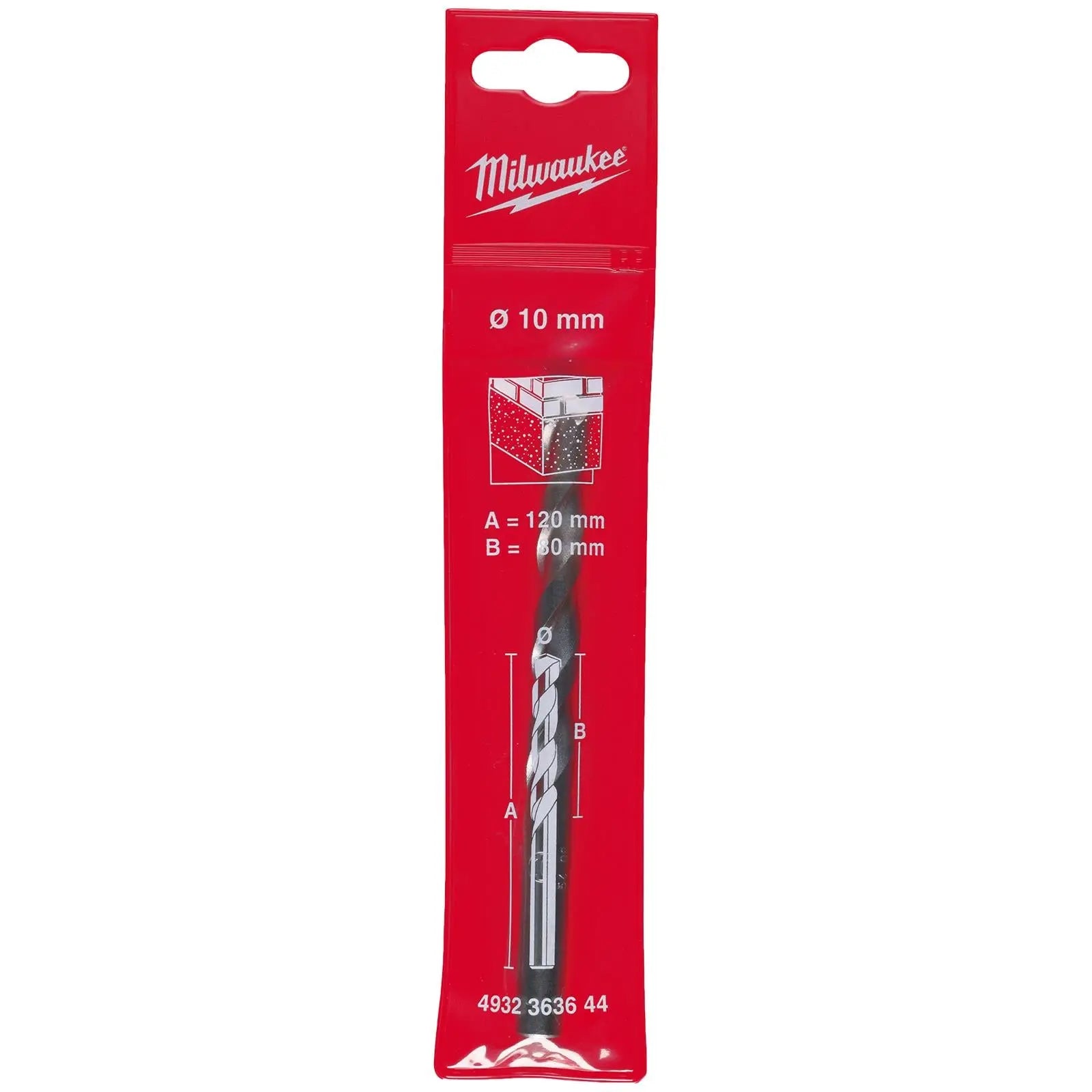 Milwaukee Concrete Masonry Drill Bits Round Shank 