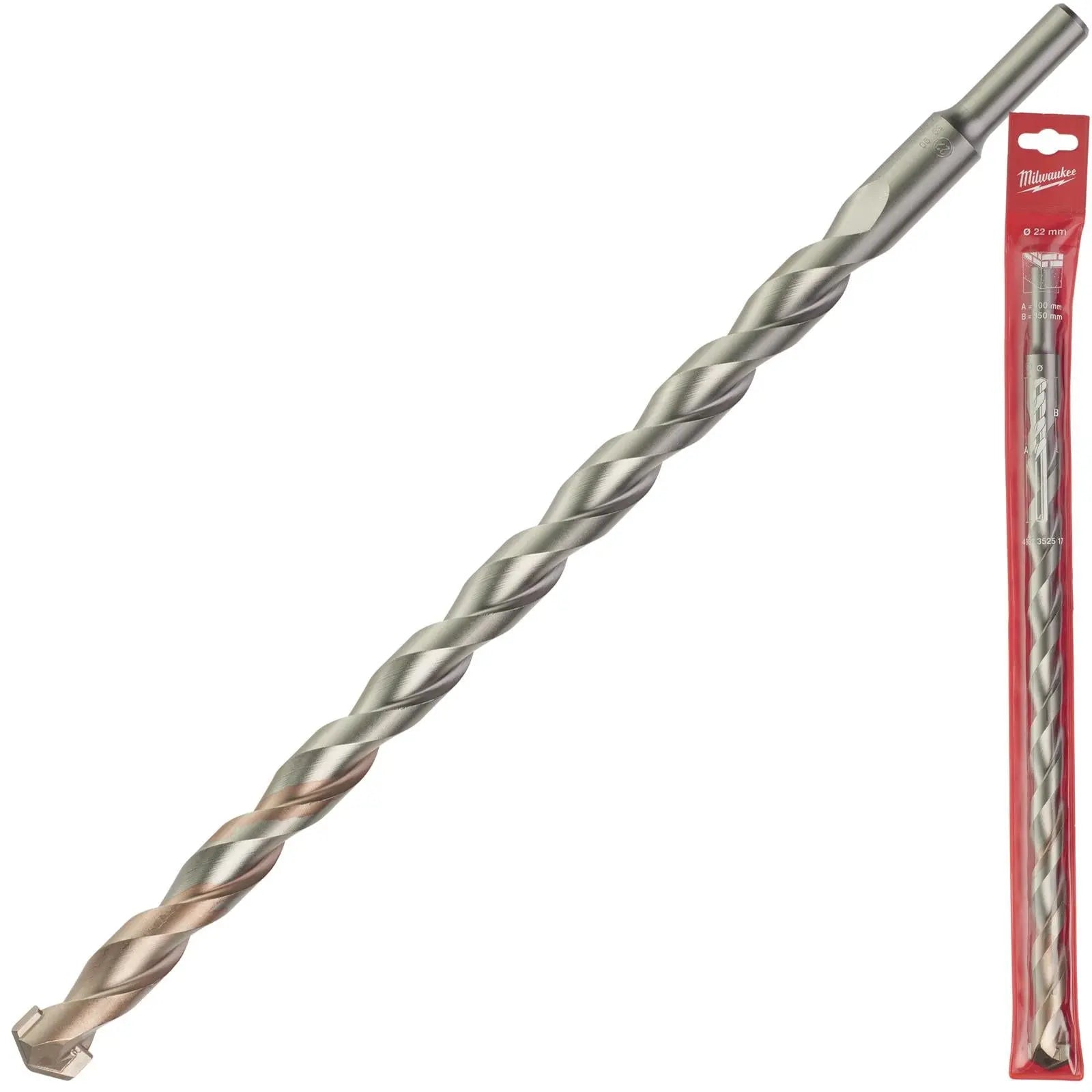 Milwaukee Concrete Masonry Drill Bits Round Shank 