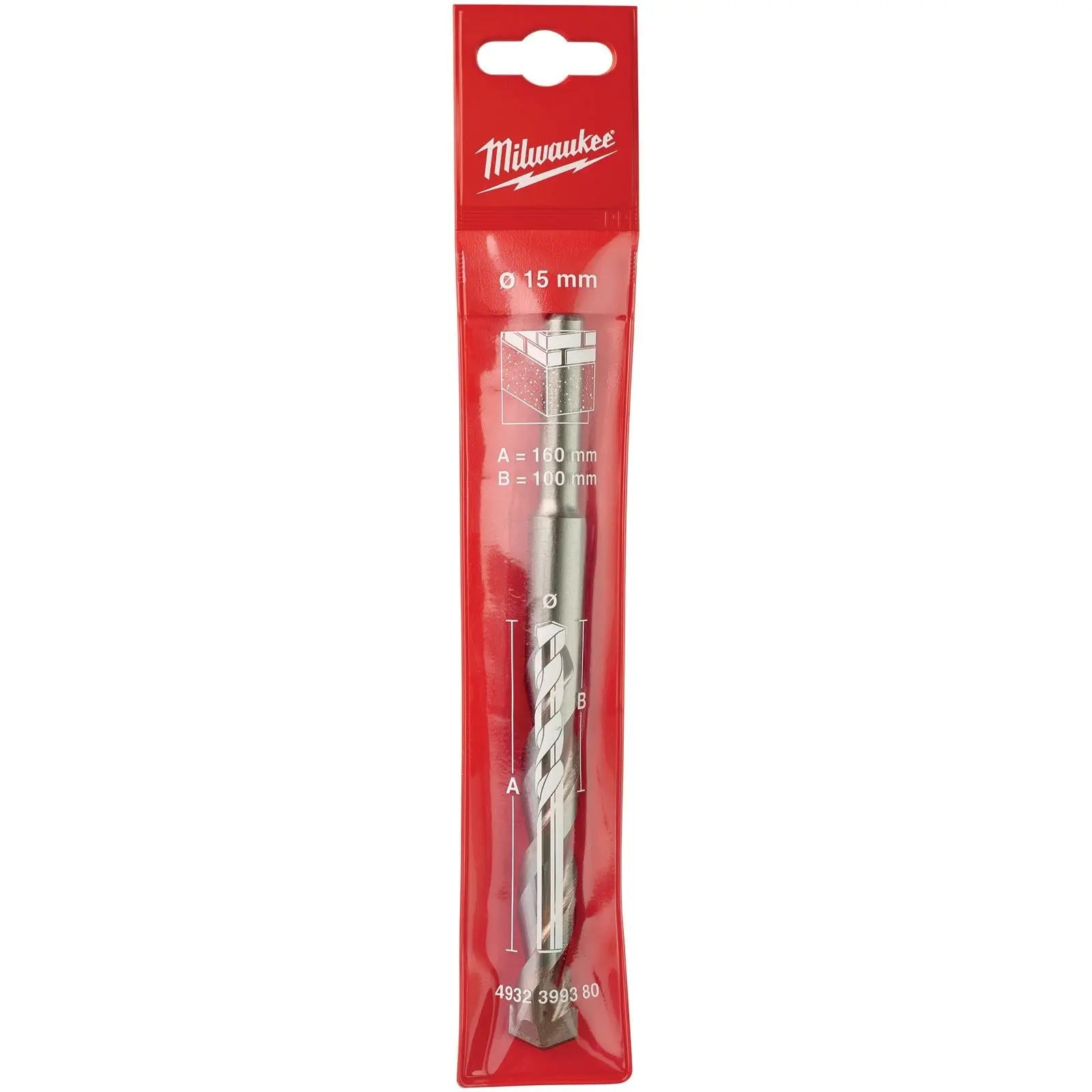 Milwaukee Concrete Masonry Drill Bits Round Shank 