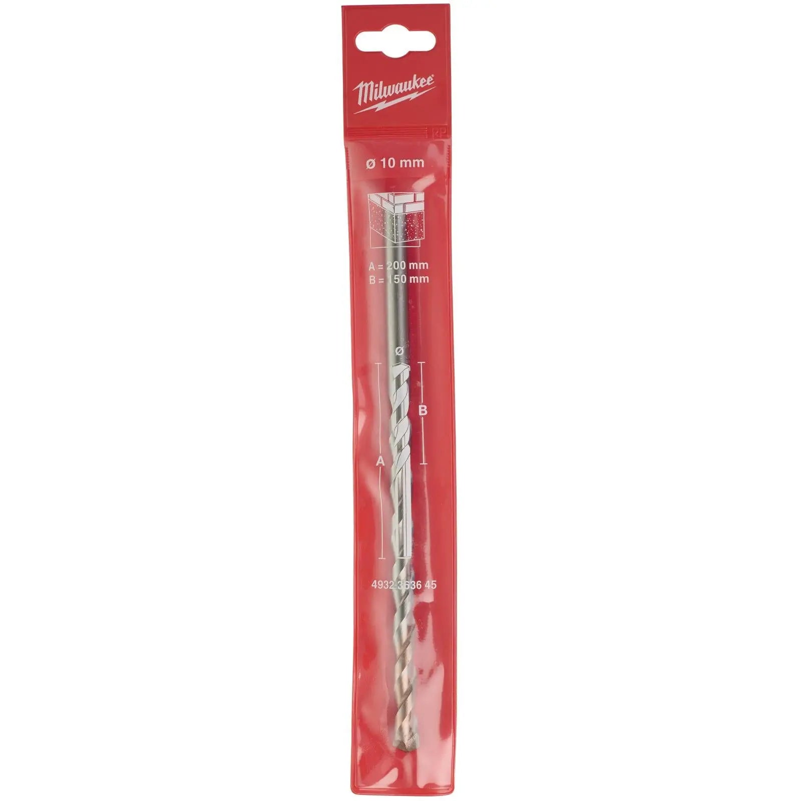 Milwaukee Concrete Masonry Drill Bits Round Shank 