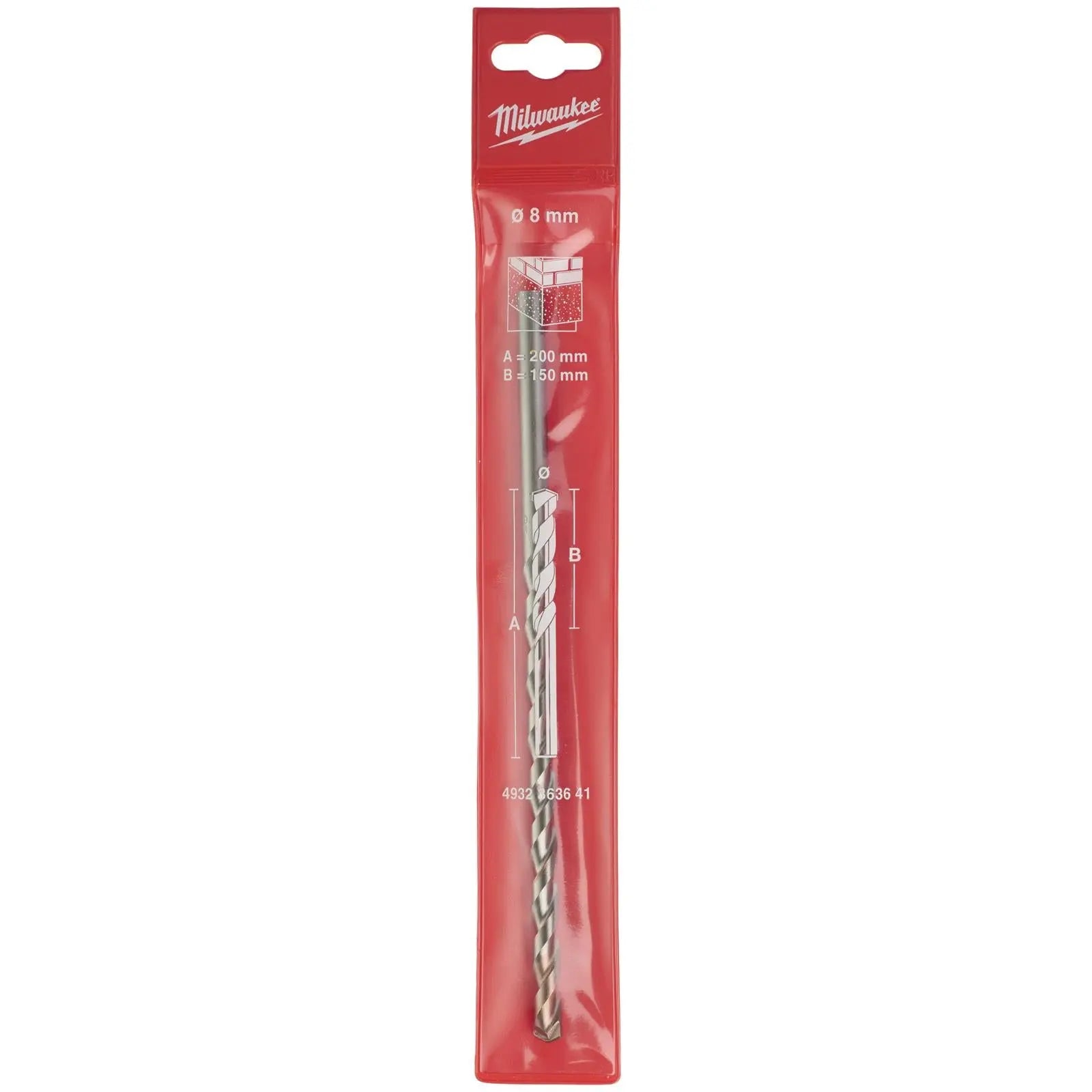 Milwaukee Concrete Masonry Drill Bits Round Shank 