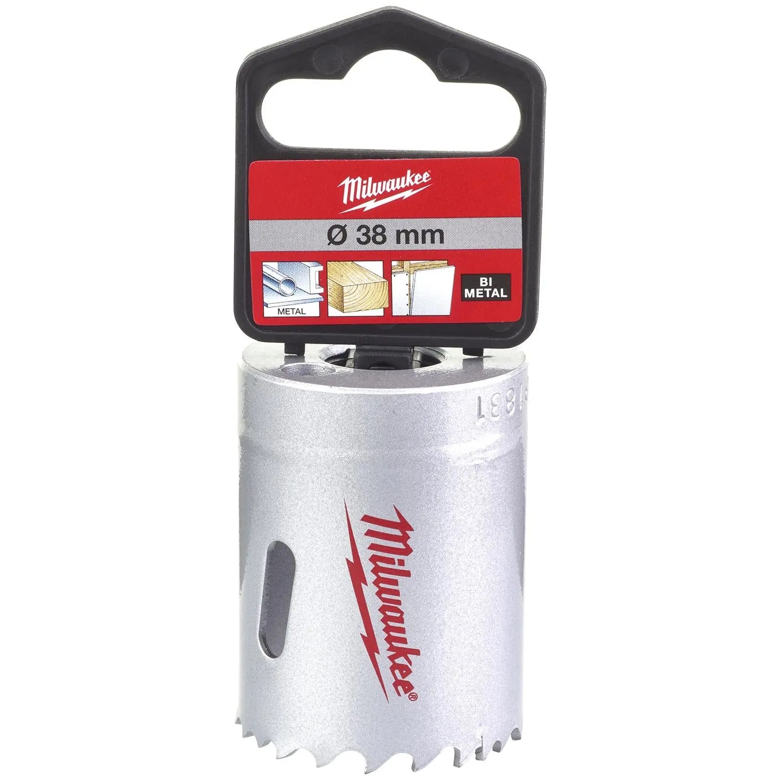 Milwaukee Contractors Holesaw Bi Metal Teeth 14-152mm Cutting Depth 38mm 