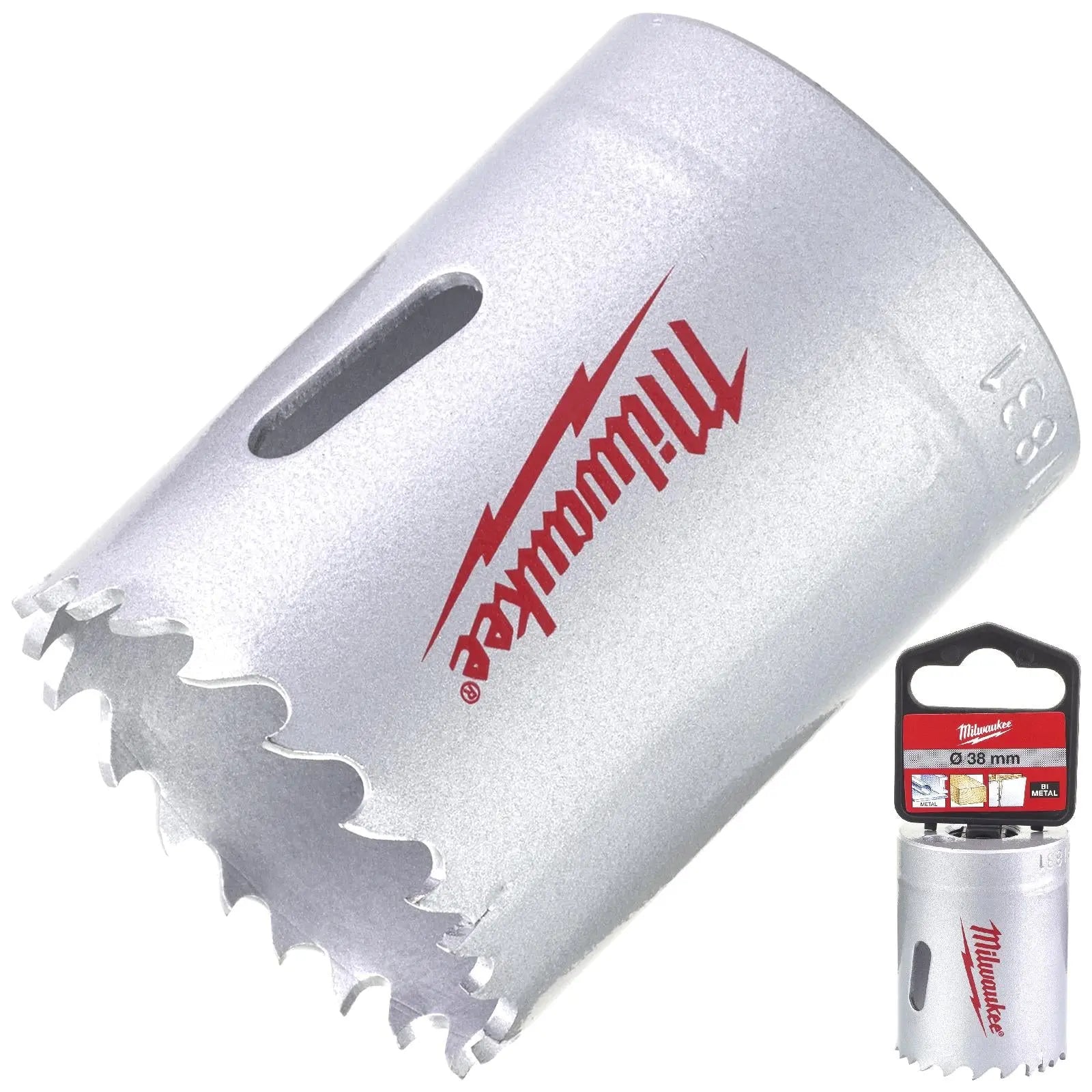 Milwaukee Contractors Holesaw Bi Metal Teeth 14-152mm Cutting Depth 38mm 