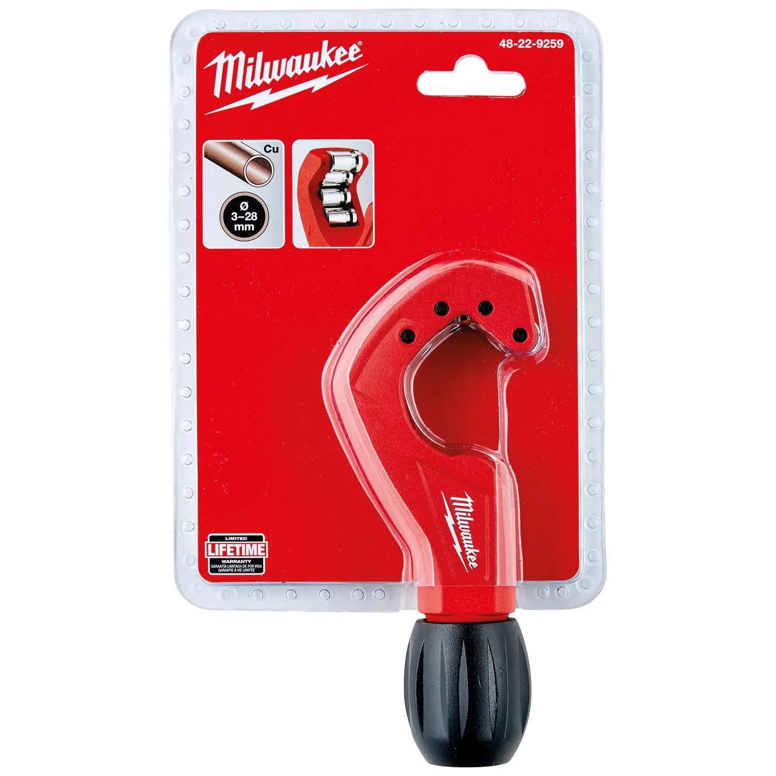 Milwaukee Copper Tubing Cutter Constant Swing 3 - 28mm Capacity 