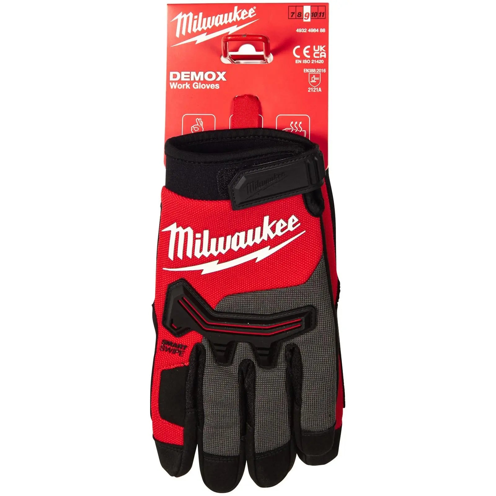 Milwaukee DemoX Work Gloves - Choose Size  White Rose Tools