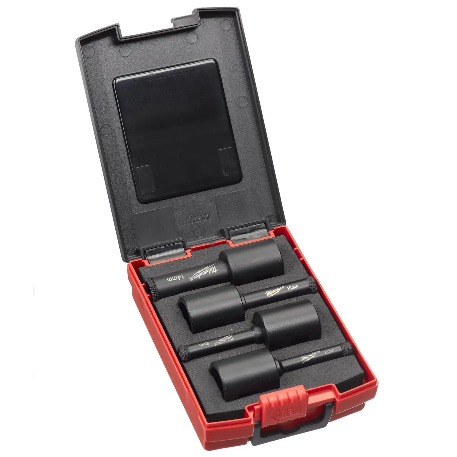 Milwaukee Diamond Drill Bit Set DIAMOND MAX M14 4 Piece Kit 6-14mm 