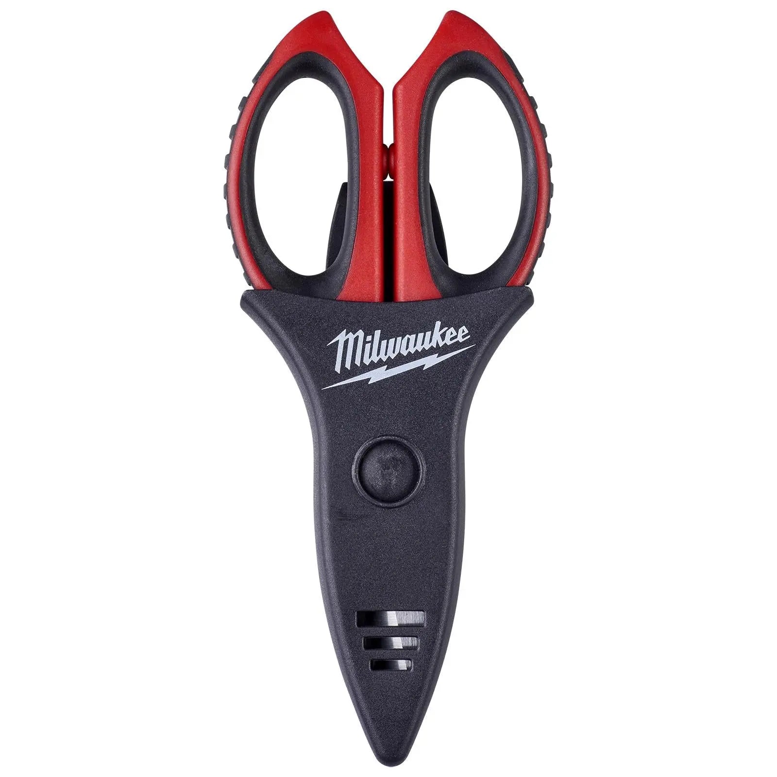 Milwaukee Electrician Scissor with Tool Holder Belt Pouch 
