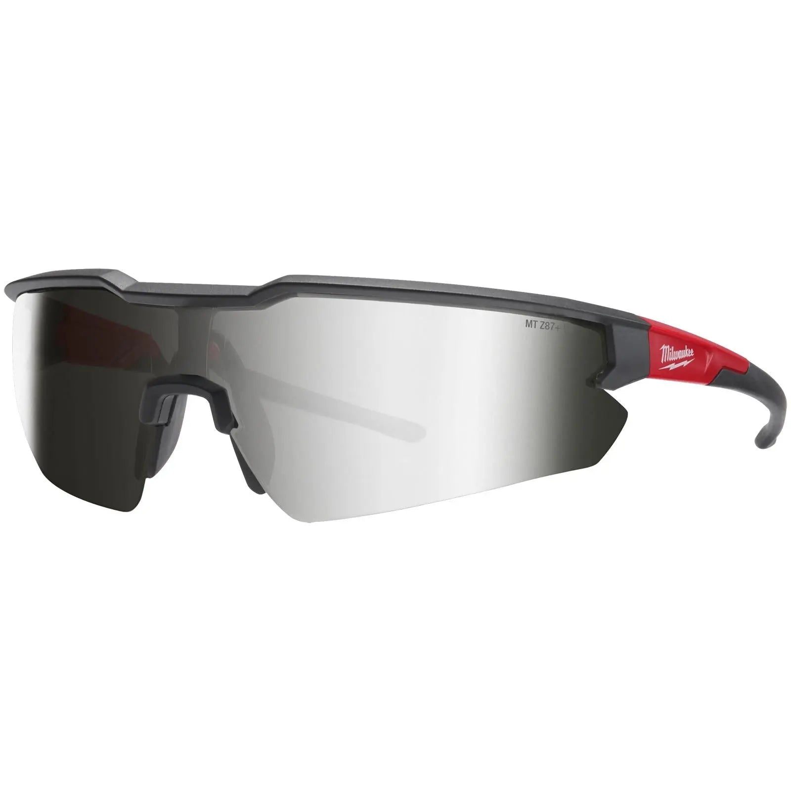 Milwaukee Enhanced Safety Glasses Silver Mirror Anti Scratch Coating  White Rose Tools