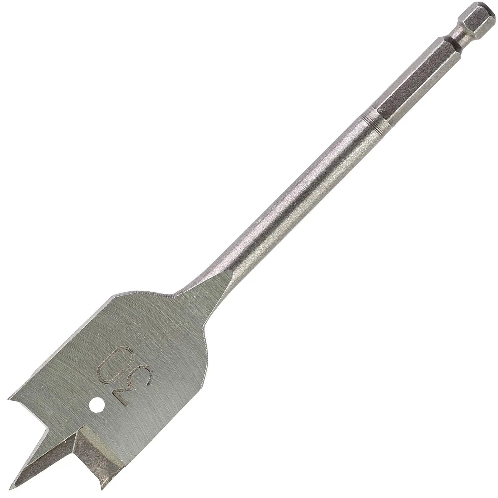 Milwaukee Flat Wood Boring Drill Bits 152mm Length 1/4" Hex Shank 