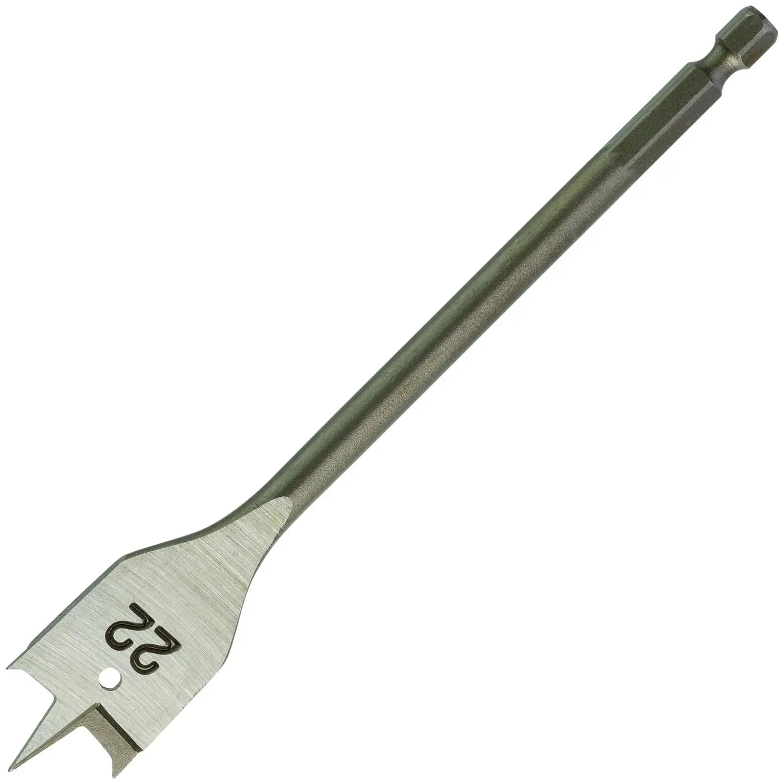Milwaukee Flat Wood Boring Drill Bits 152mm Length 1/4" Hex Shank 