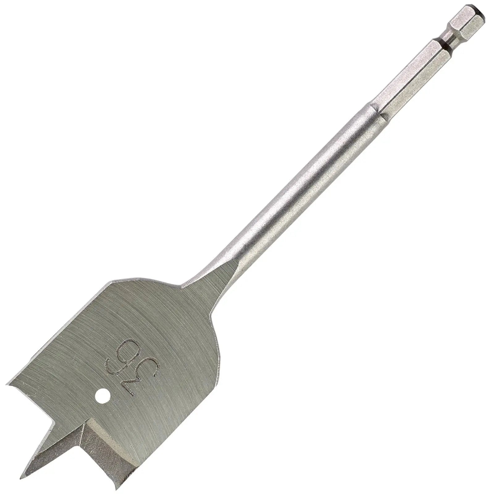 Milwaukee Flat Wood Boring Drill Bits 152mm Length 1/4" Hex Shank 