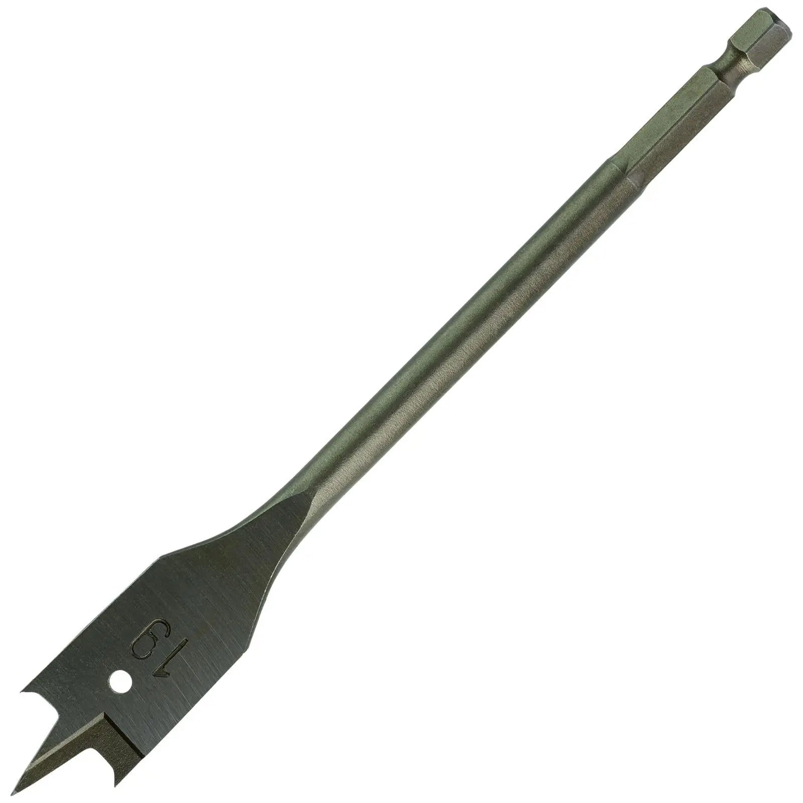 Milwaukee Flat Wood Boring Drill Bits 152mm Length 1/4" Hex Shank 