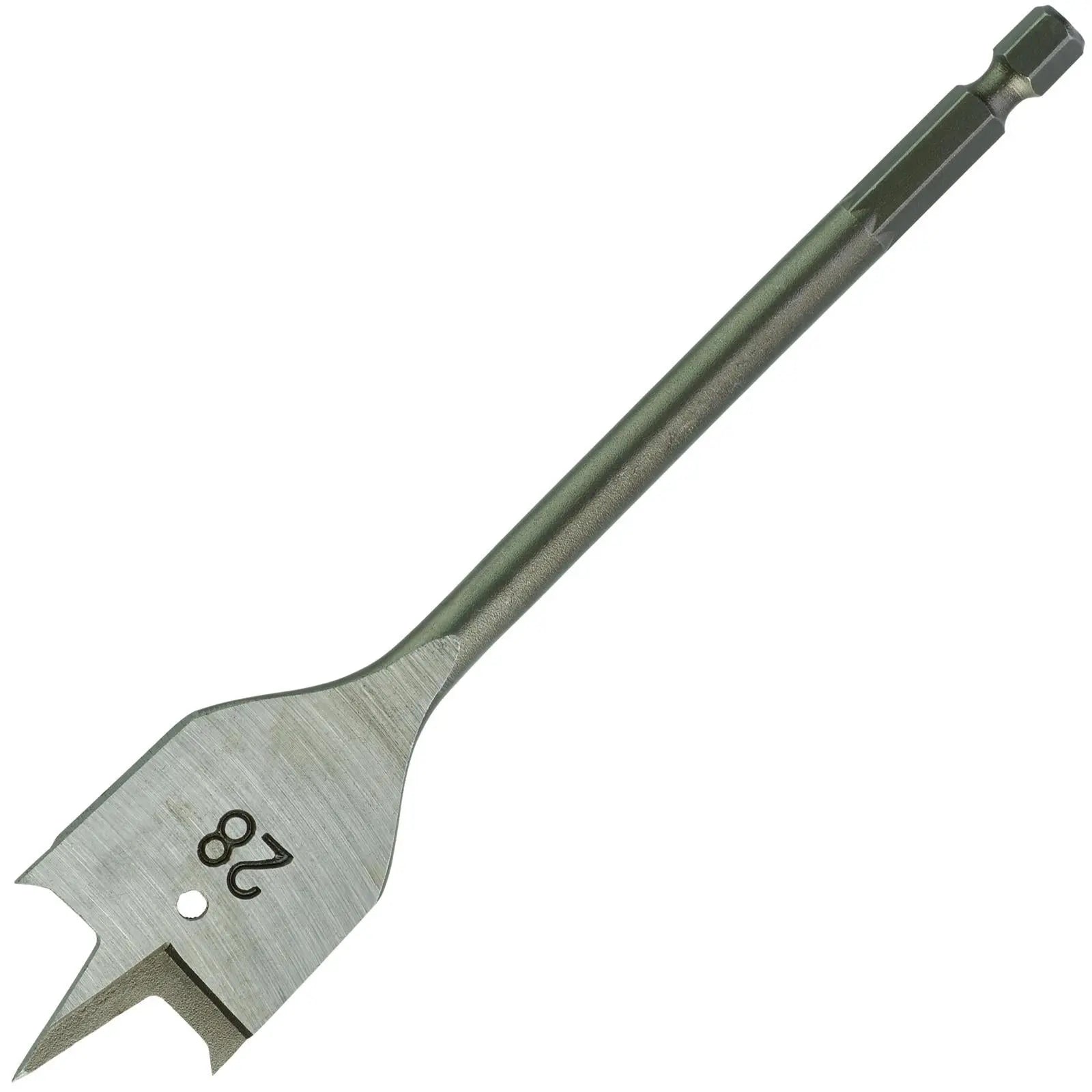 Milwaukee Flat Wood Boring Drill Bits 152mm Length 1/4" Hex Shank 