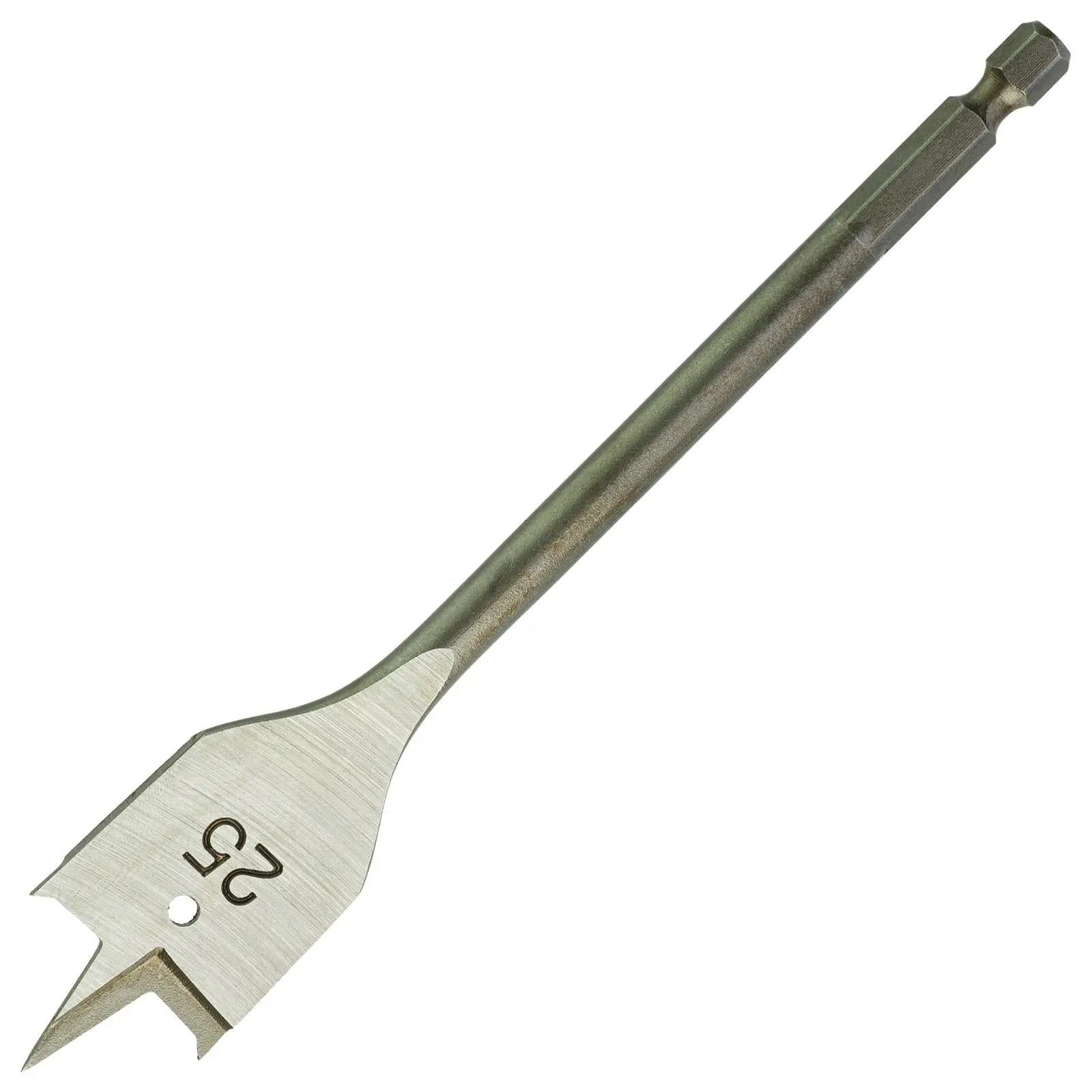 Milwaukee Flat Wood Boring Drill Bits 152mm Length 1/4" Hex Shank 