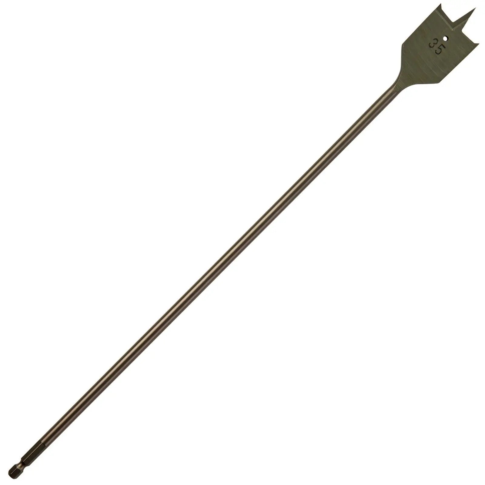 Milwaukee Flat Wood Boring Drill Bits 400mm Length 1/4" Hex Shank 