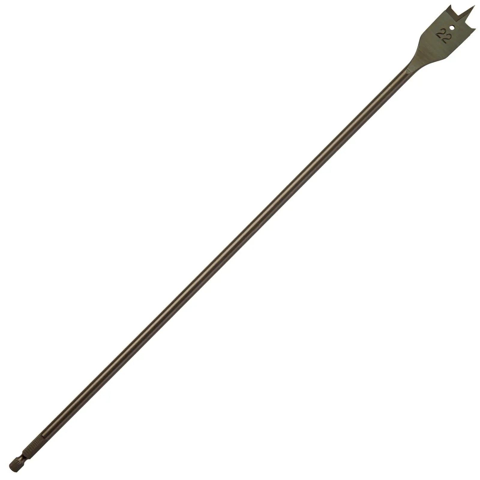 Milwaukee Flat Wood Boring Drill Bits 400mm Length 1/4" Hex Shank 