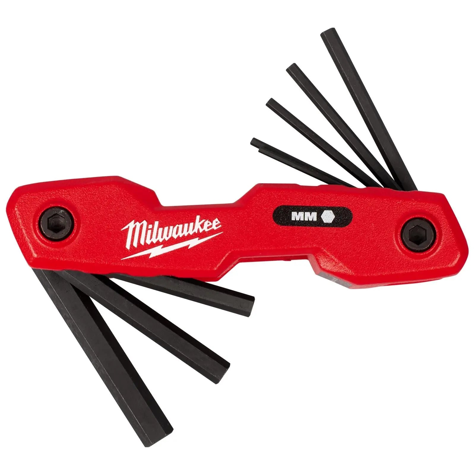 Milwaukee Folding Hex Key Set 8 Piece Metric 1.5-8mm  White Rose Tools