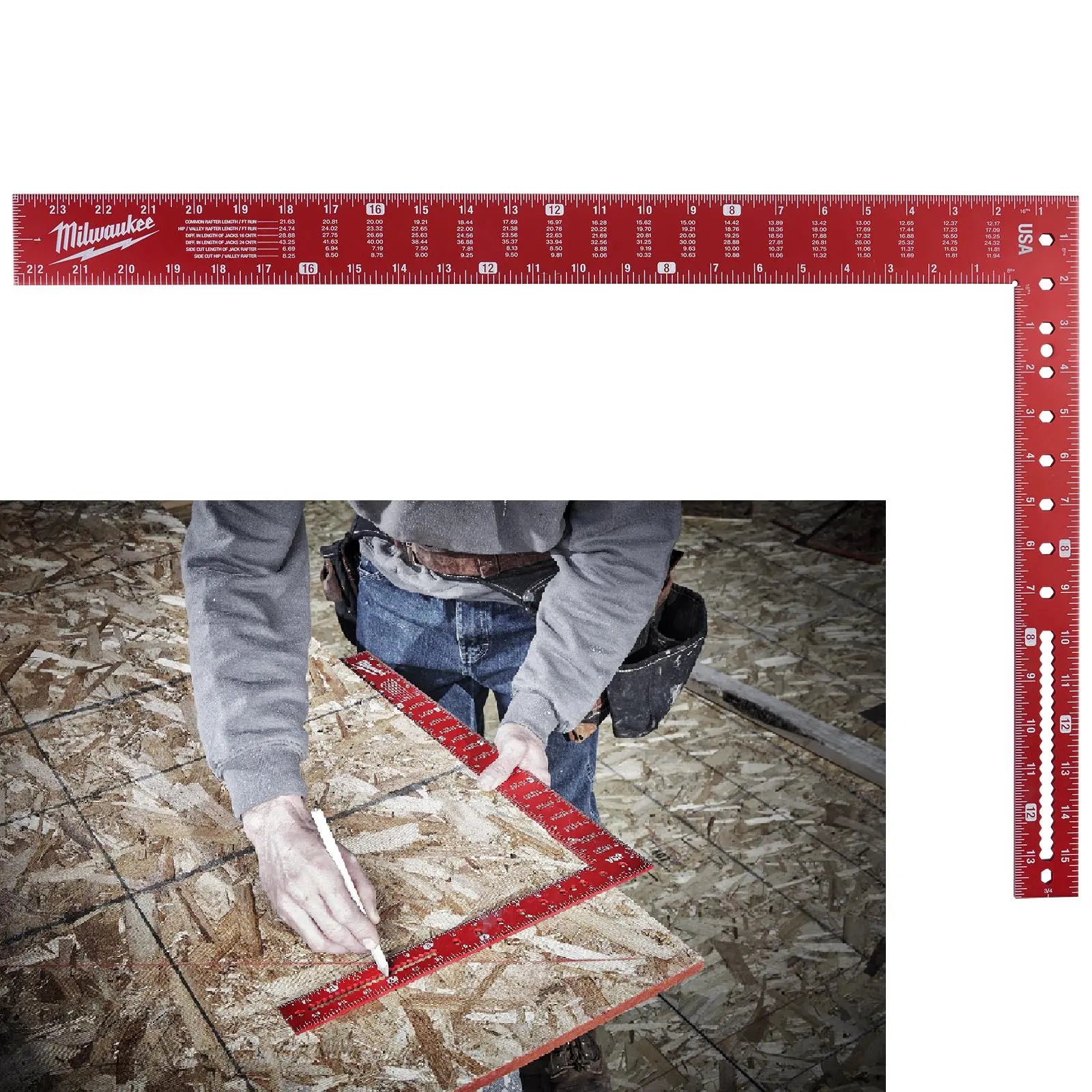 Milwaukee Framing Square Imperial 16 x 24 inch 
