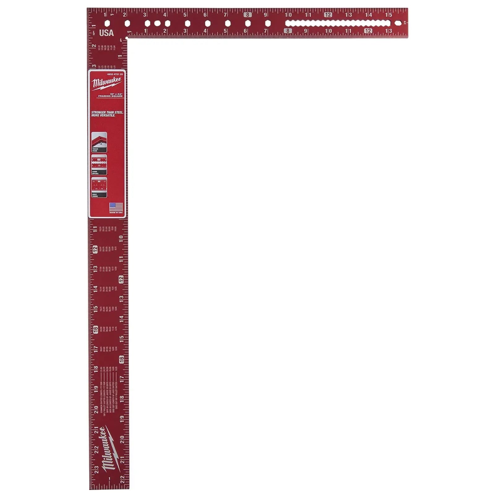 Milwaukee Framing Square Imperial 16 x 24 inch 
