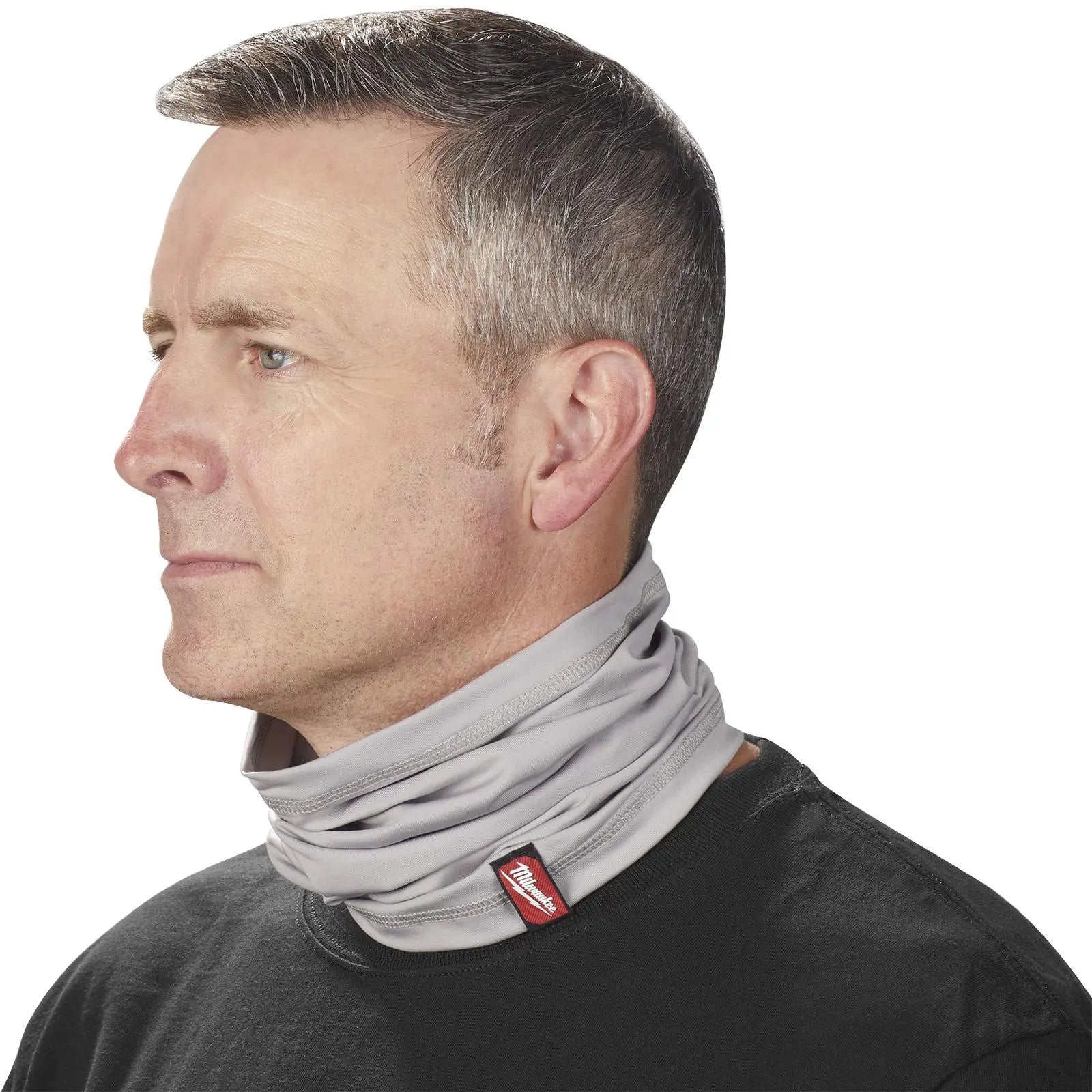 Milwaukee Grey Performance Neck Gaiter and Face Mask  White Rose Tools