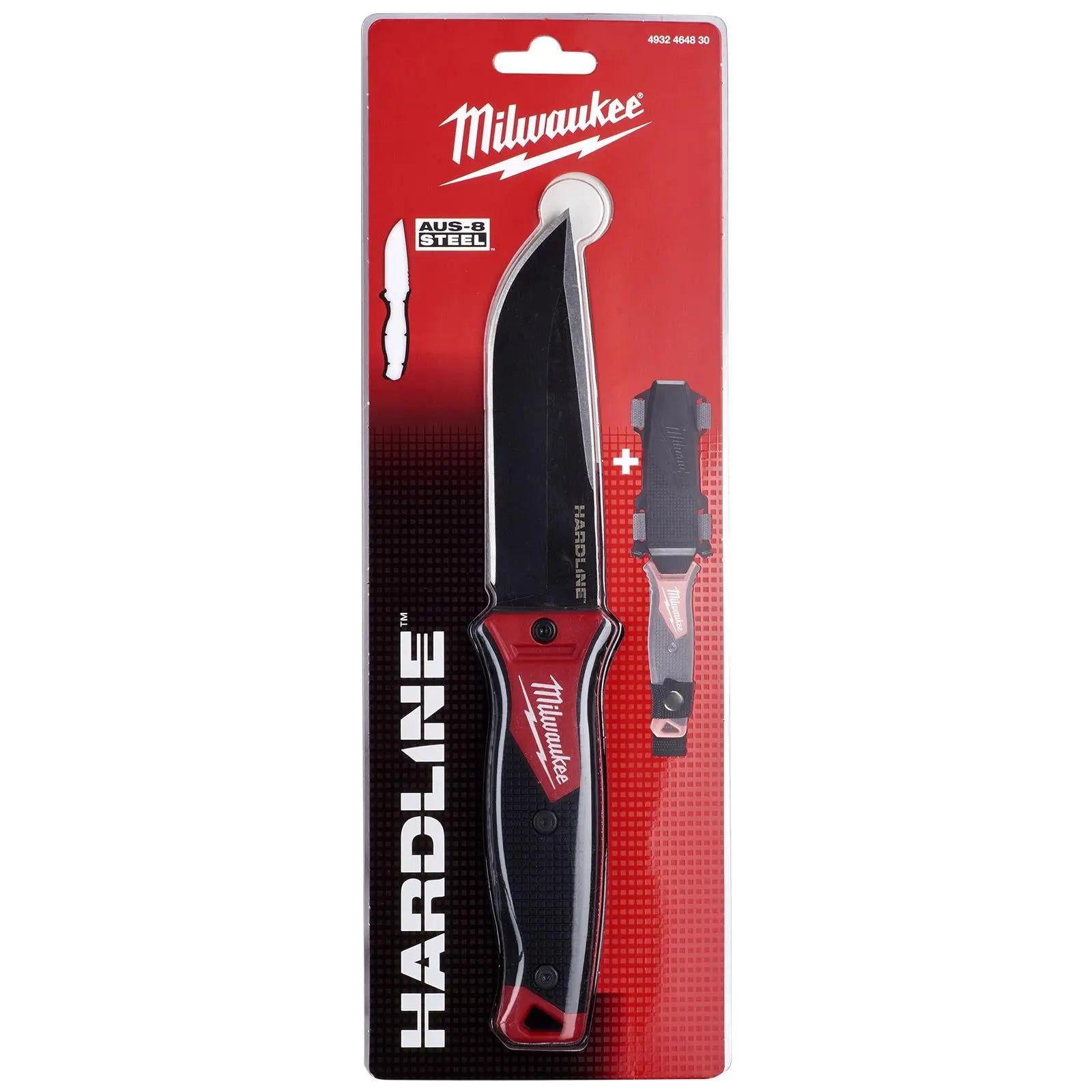 Milwaukee HARDLINE Fixed Blade Knife 127mm 5in Cutter Cutting 