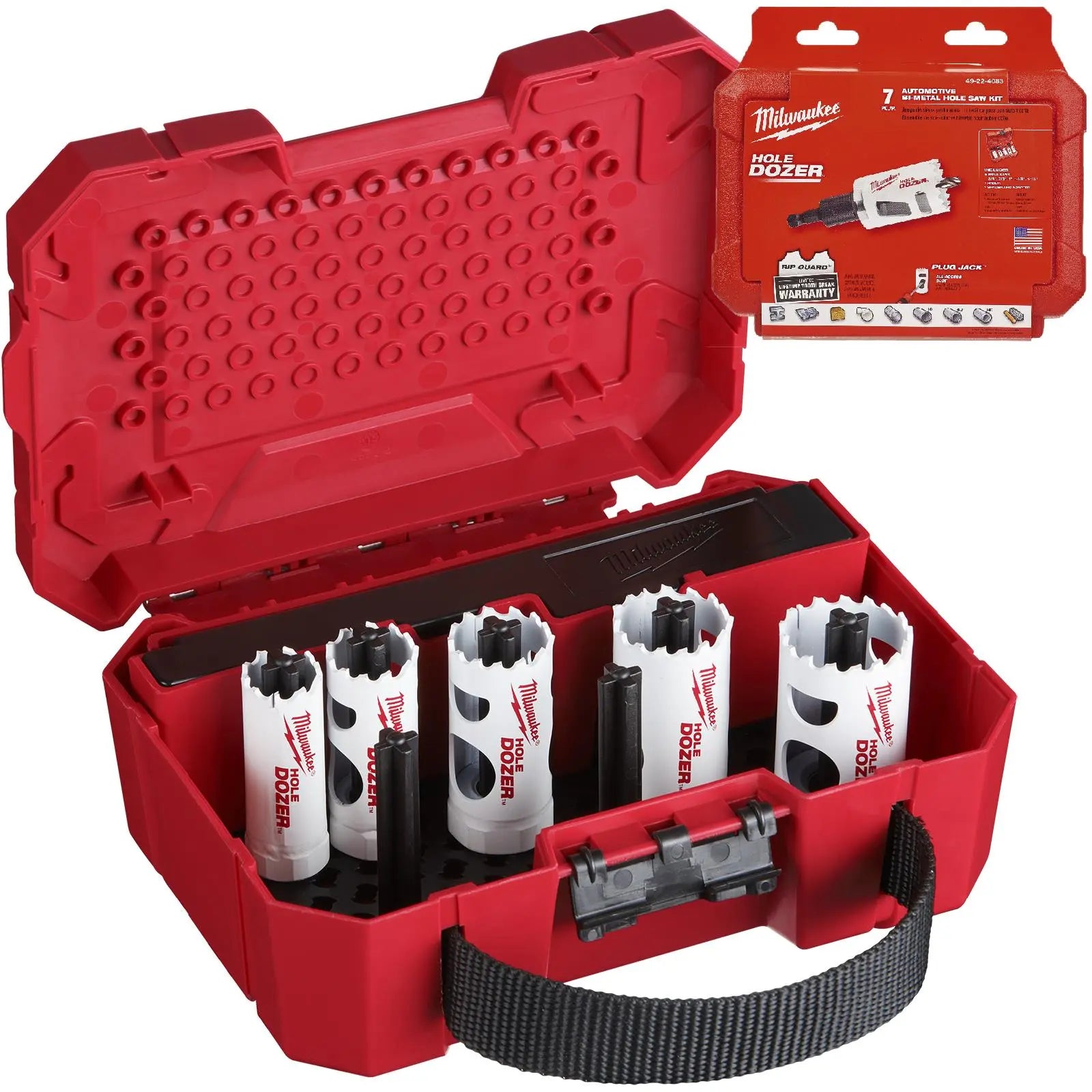 Milwaukee HOLE DOZER Bi-Metal Holesaw Set 7 Piece 19-32mm 