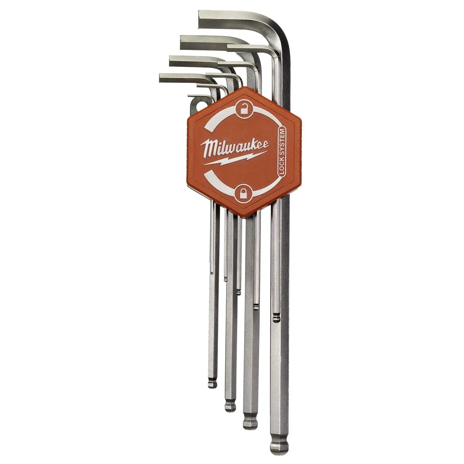 Milwaukee Hex Key Set 9 Piece 1.5-10mm Ball End 