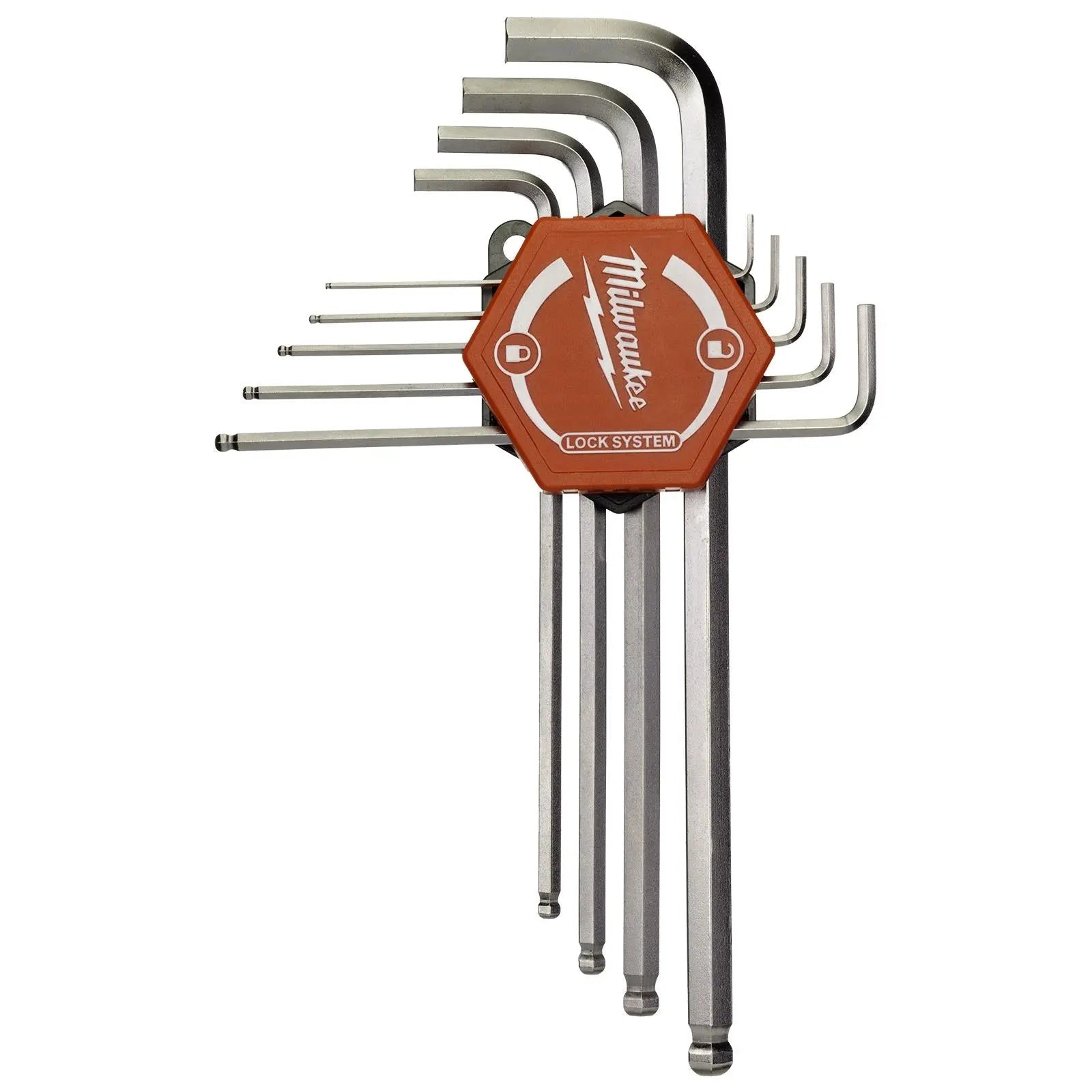 Milwaukee Hex Key Set 9 Piece 1.5-10mm Ball End 