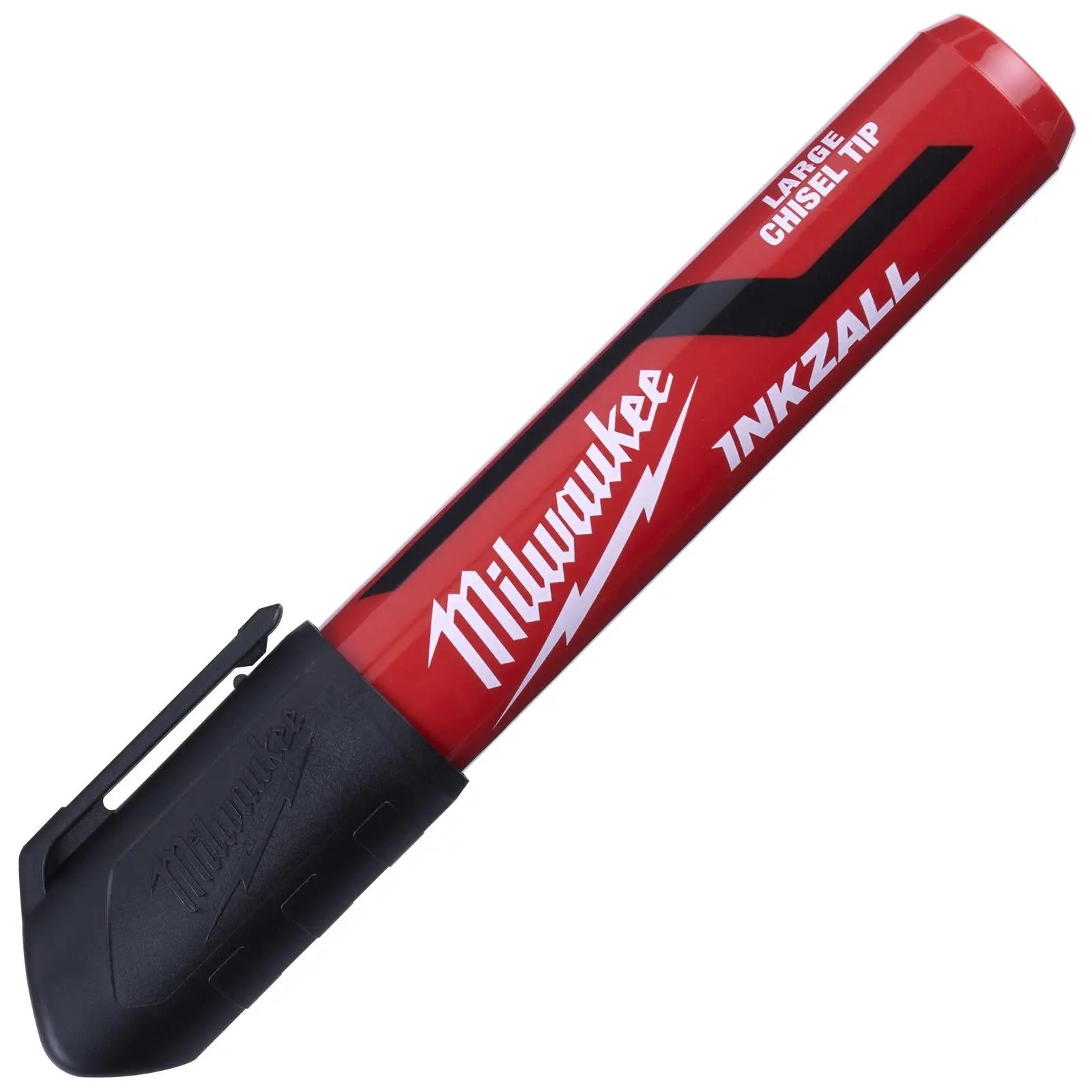Milwaukee INKZALL Chisel Tip Marker Pen 3 Piece Black 