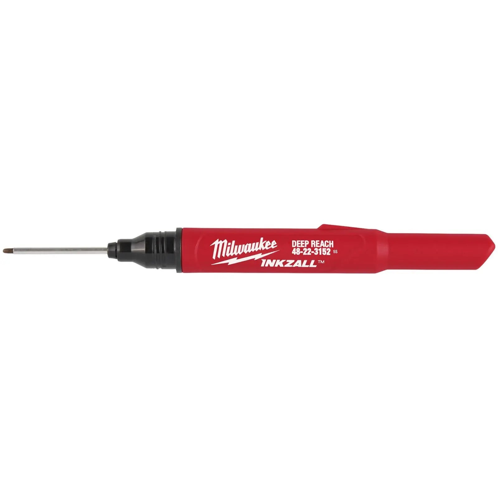 Milwaukee INKZALL Deep Reach Ultra-Fine Point Marker Pen  White Rose Tools