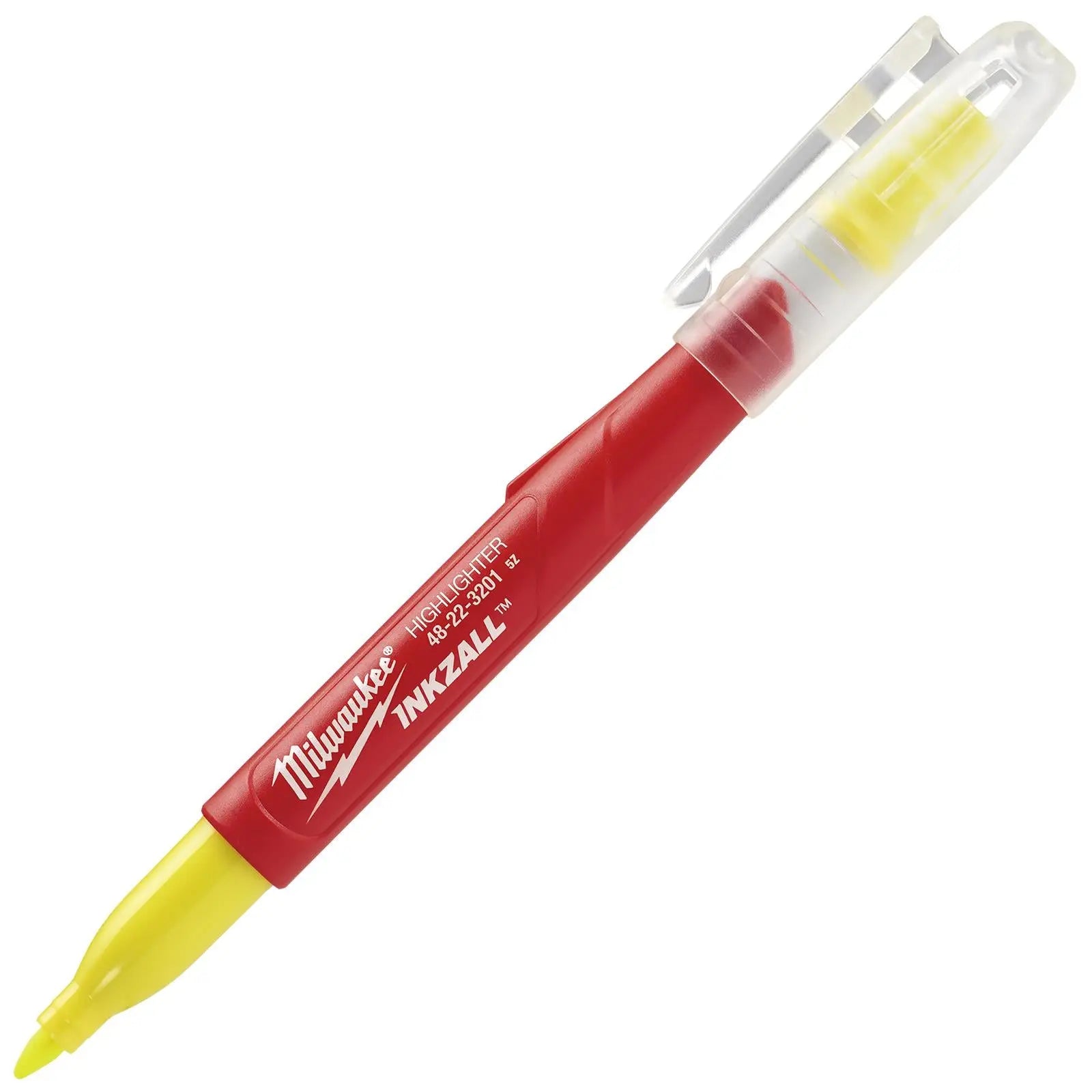 Milwaukee INKZALL Highlighters Marker Pen 5 Piece Coloured 