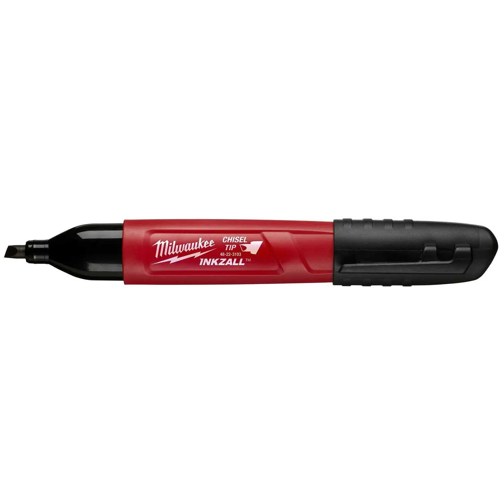 Milwaukee INKZALL Permanent Marker Chisel Point 1-4.8mm Black 