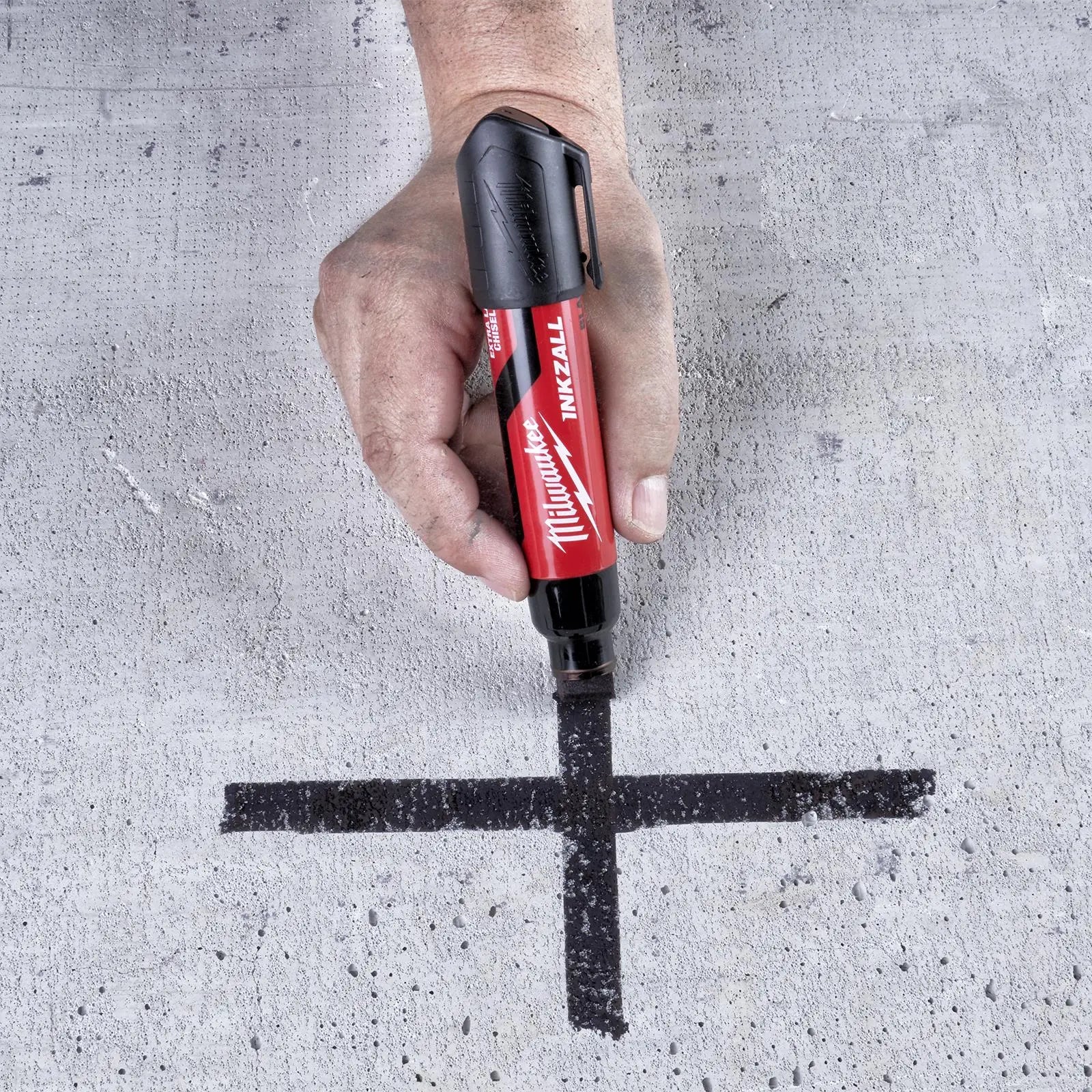 Milwaukee INKZALL Permanent Marker XL Chisel Tip 14.5mm Black 