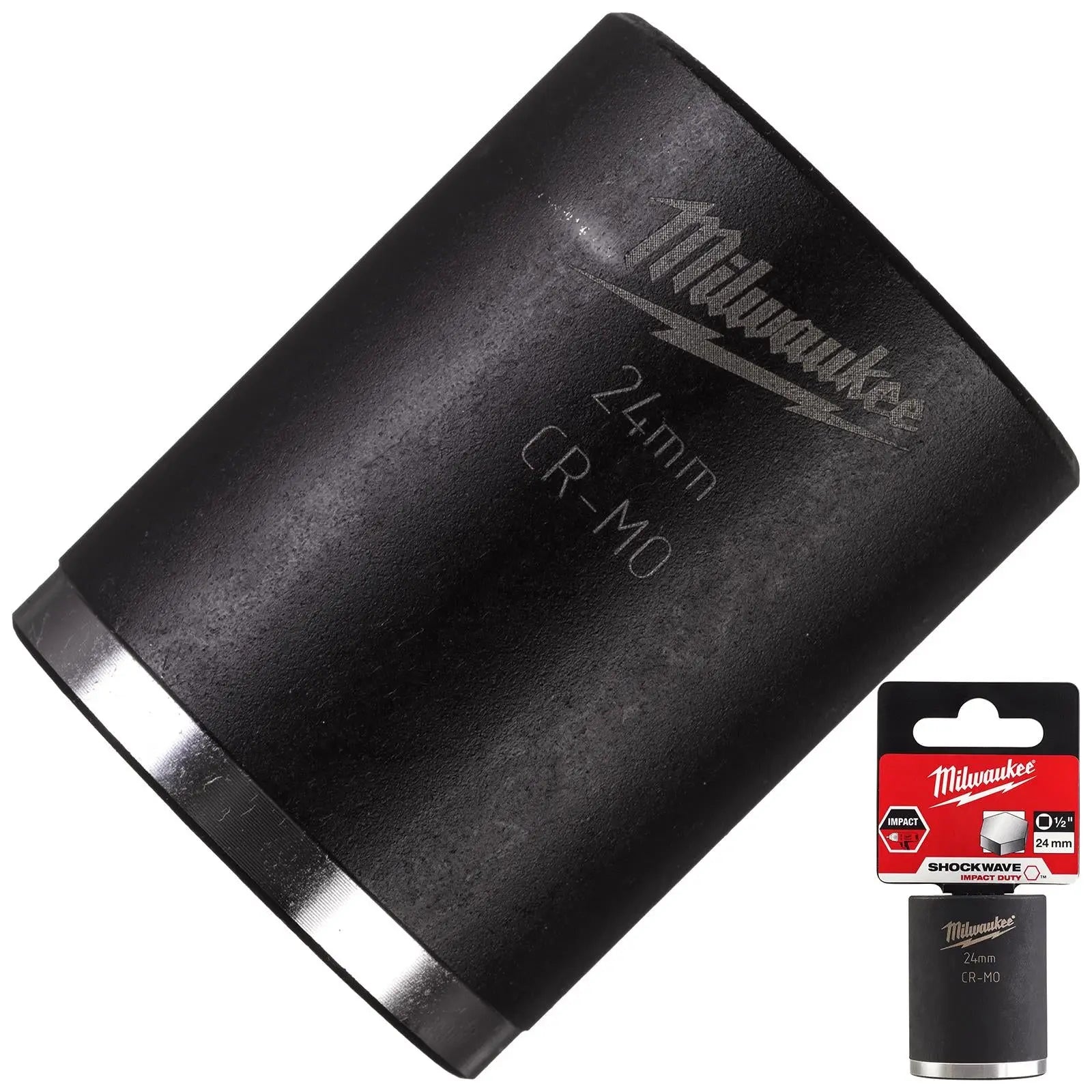 Milwaukee Impact Sockets 1/2" Drive Shockwave Impact Duty 