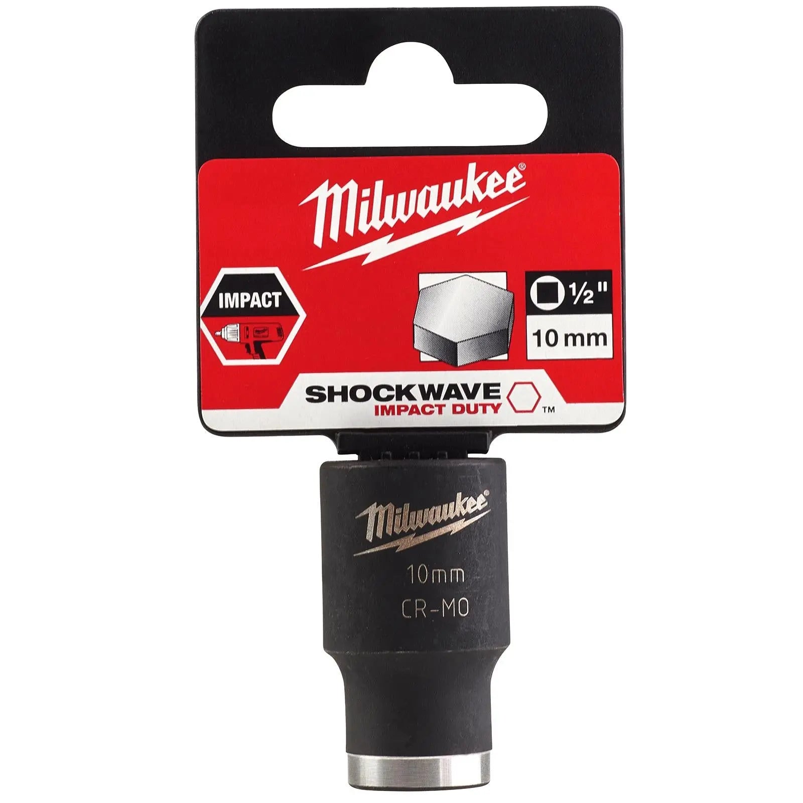 Milwaukee Impact Sockets 1/2" Drive Shockwave Impact Duty 