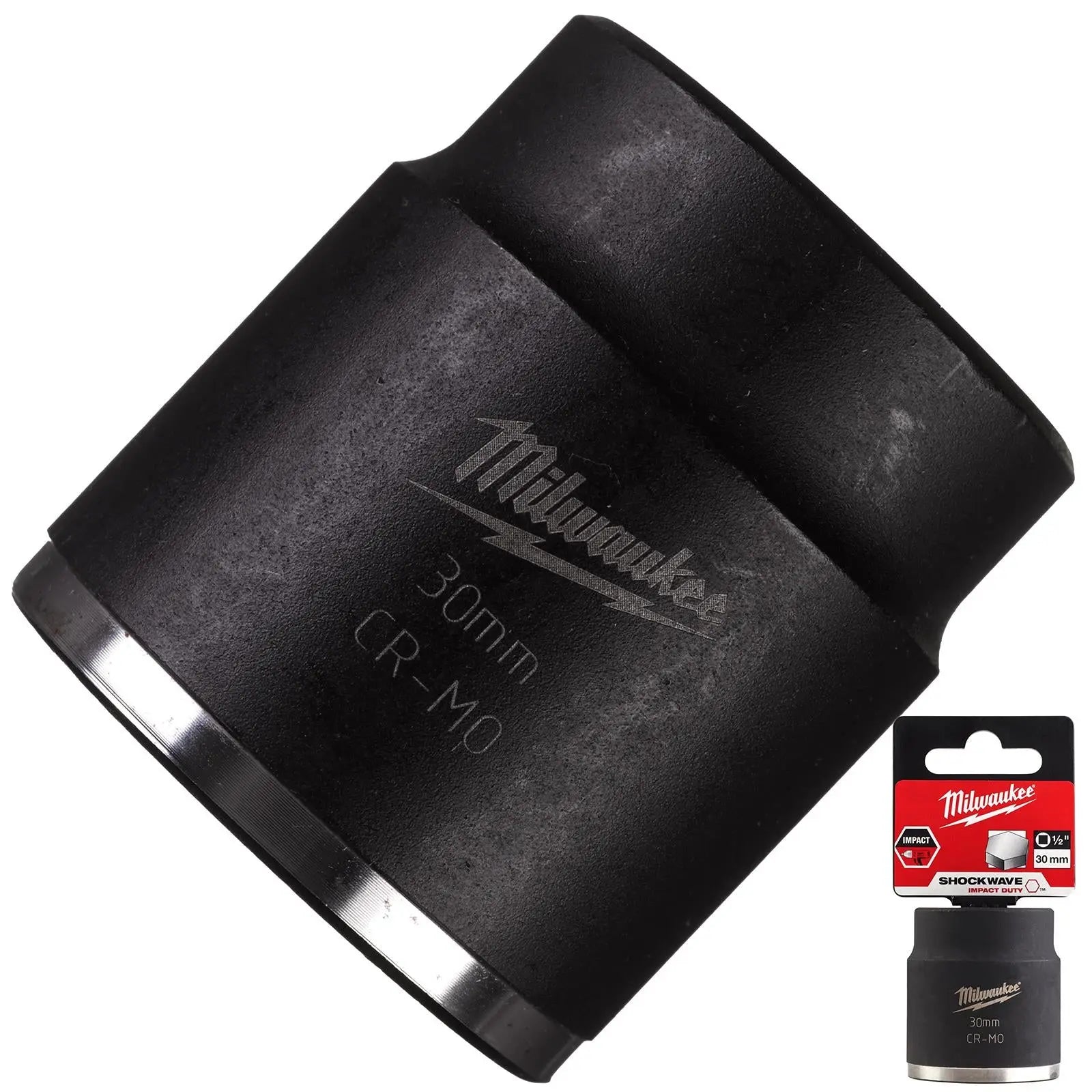 Milwaukee Impact Sockets 1/2" Drive Shockwave Impact Duty 