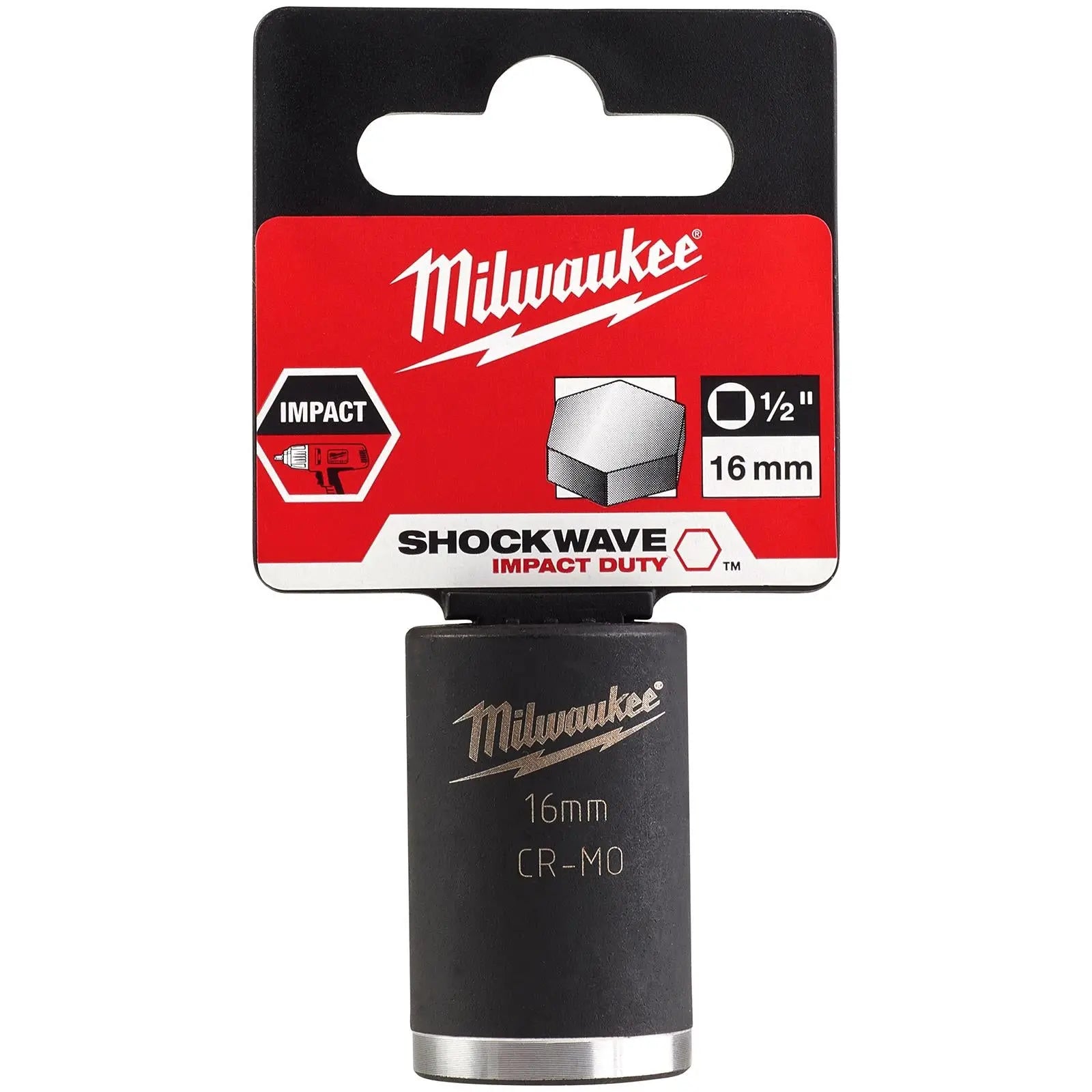 Milwaukee Impact Sockets 1/2" Drive Shockwave Impact Duty 