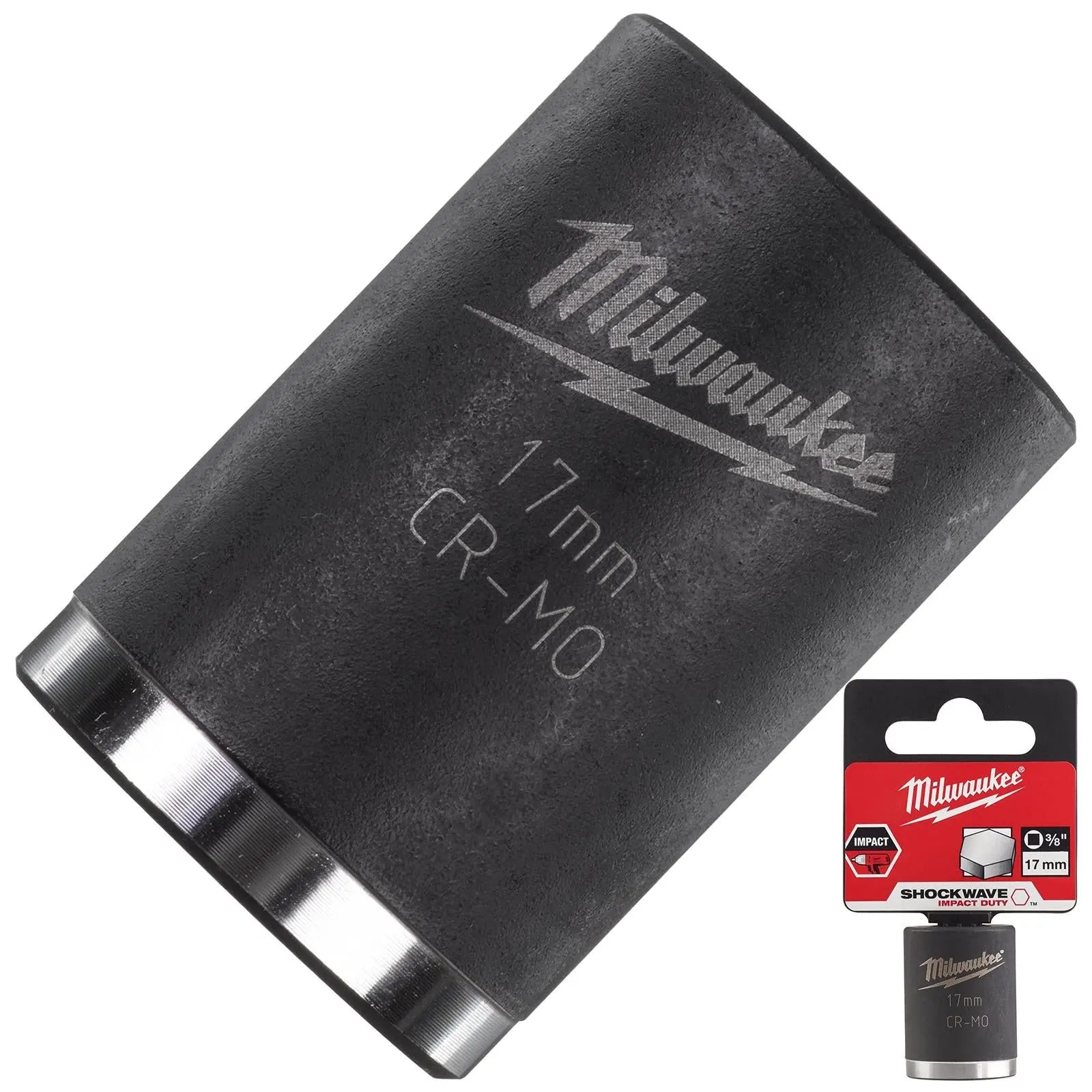 Milwaukee Impact Sockets 3/8" Drive Shockwave Impact Duty 