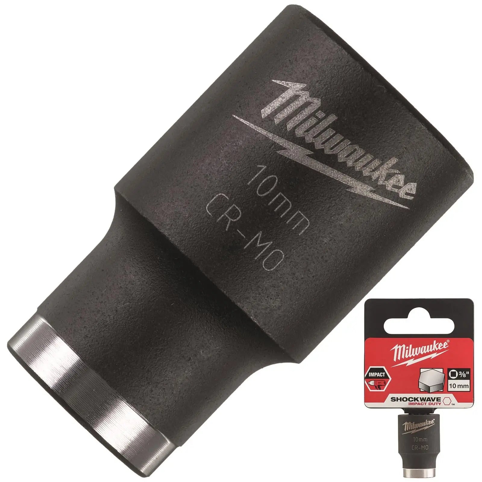 Milwaukee Impact Sockets 3/8" Drive Shockwave Impact Duty 